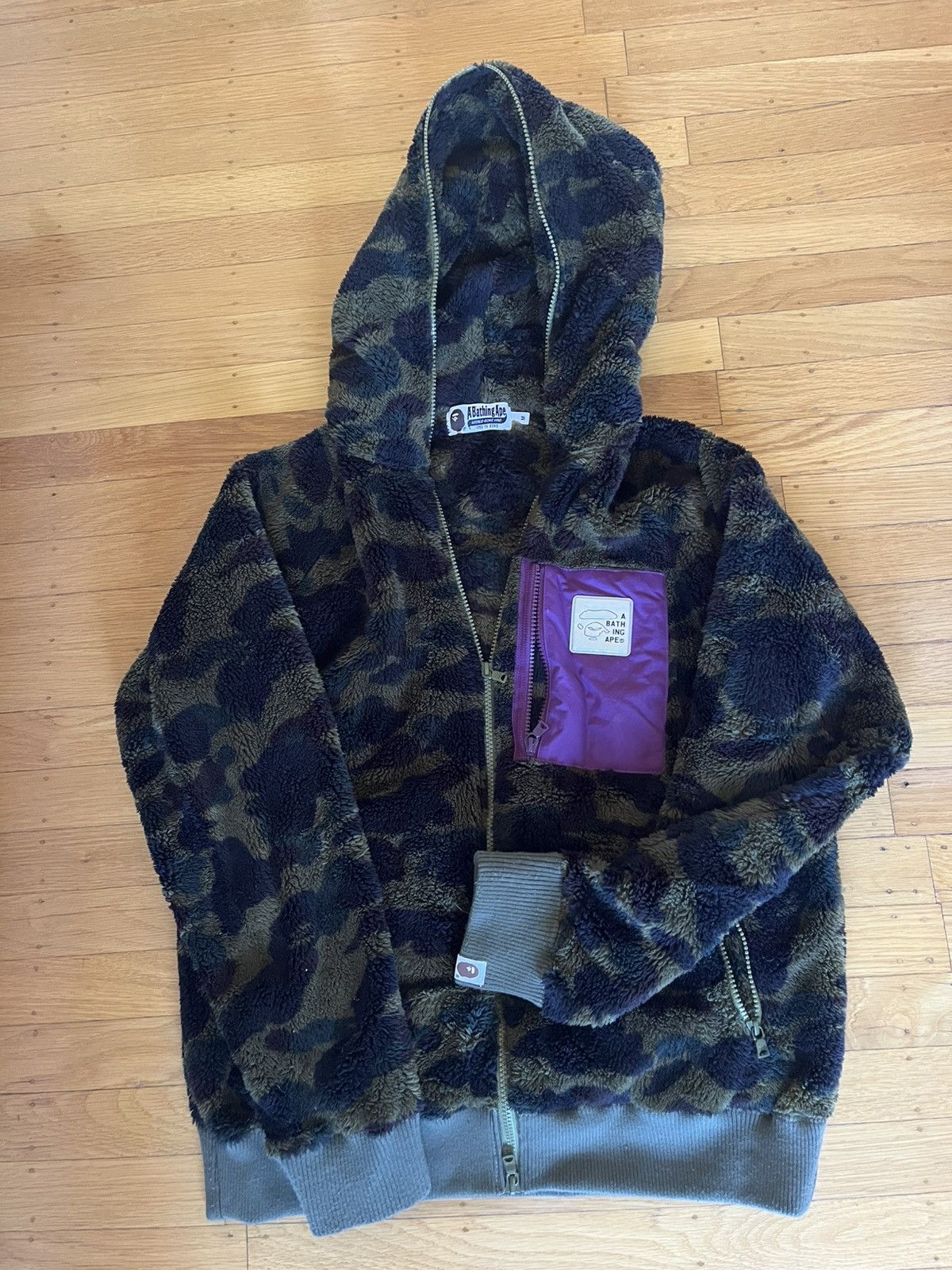 Bape Bape Camo Boa Full-Zip Hoodie Size US M / EU 48-50 / 2 - 2 Thumbnail