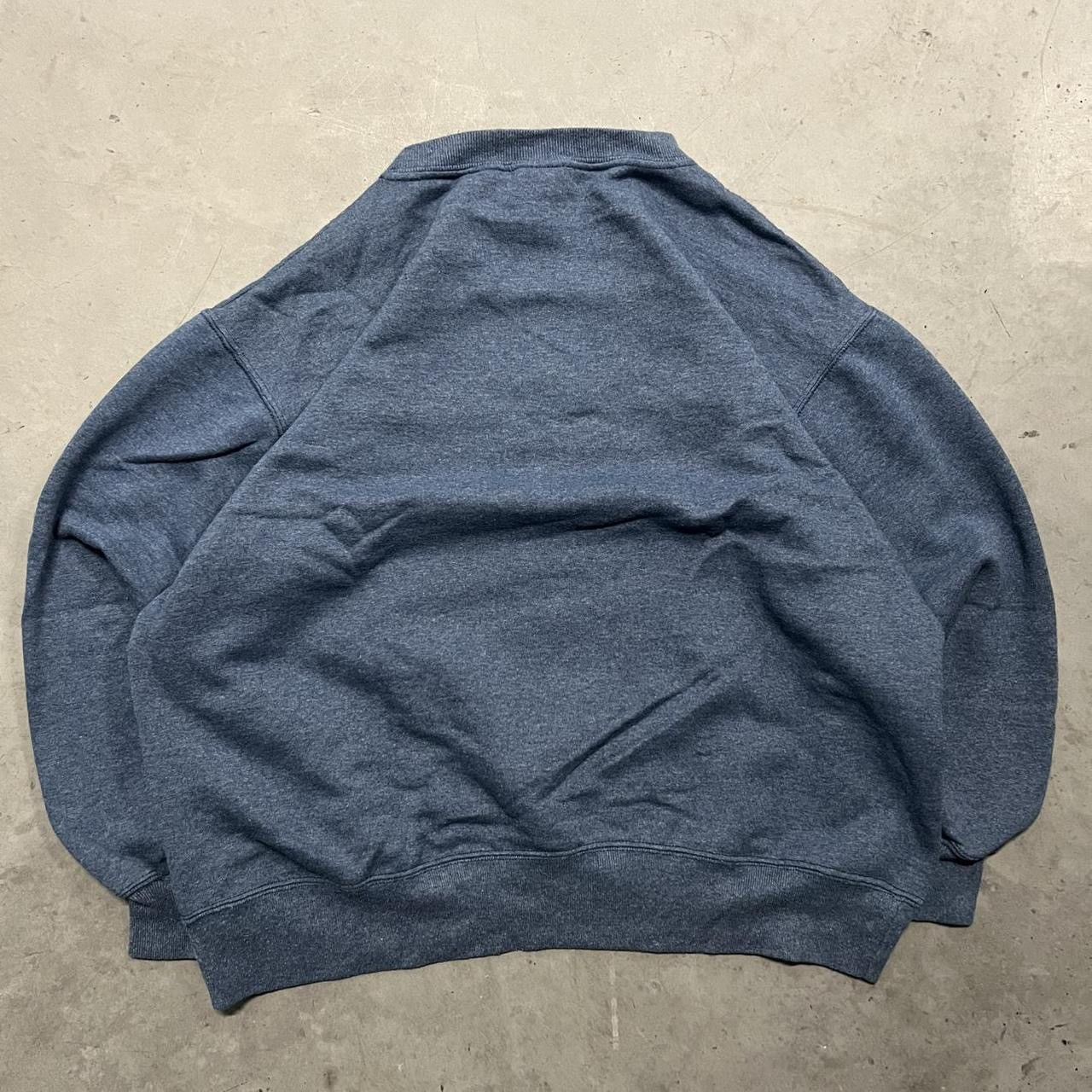 Hanes Crazy Vintage Y2K/2000s 90s Blank Crewneck Sweatshirt! Size M / US 6-8 / IT 42-44 - 2 Thumbnail