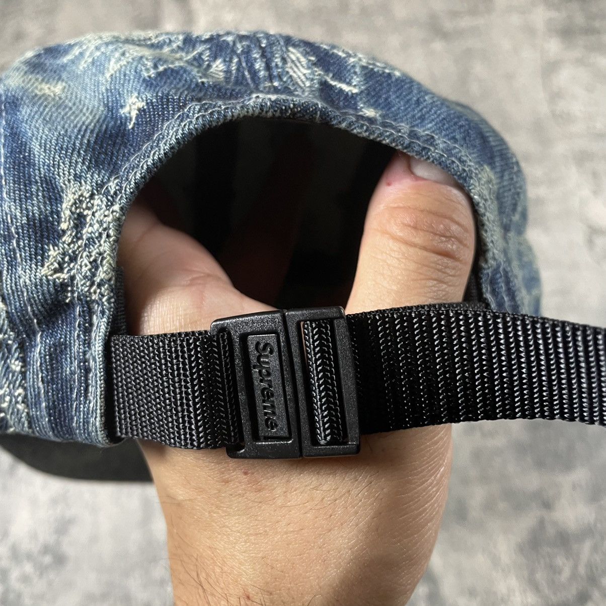 Supreme Supreme Bandana Jacquared Denim Cap Size ONE SIZE - 5 Thumbnail