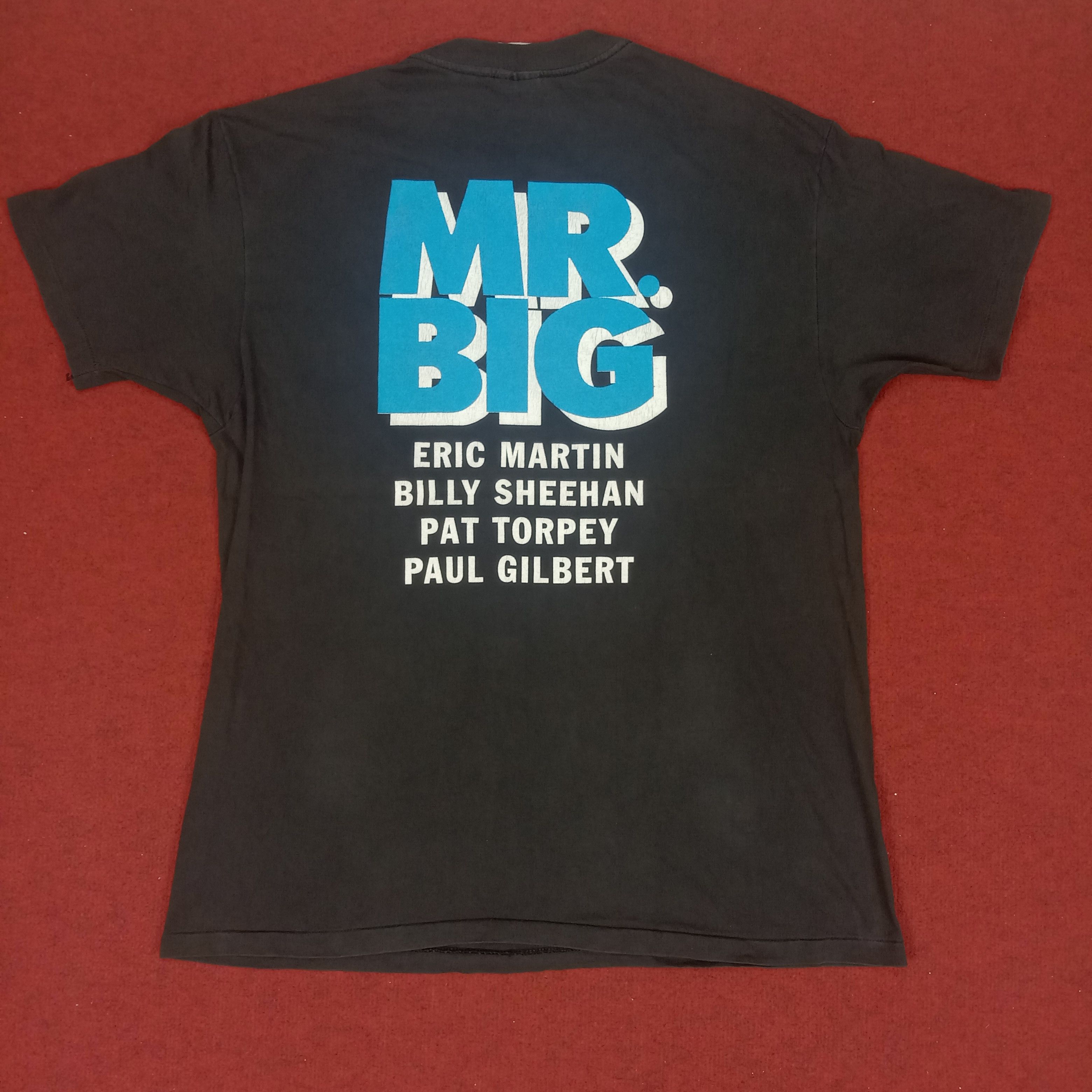 Band Tees × Vintage Mr Big Rock Band Music Streetwear Style Vintage Tshirt Size US XL / EU 56 / 4 - 3 Thumbnail