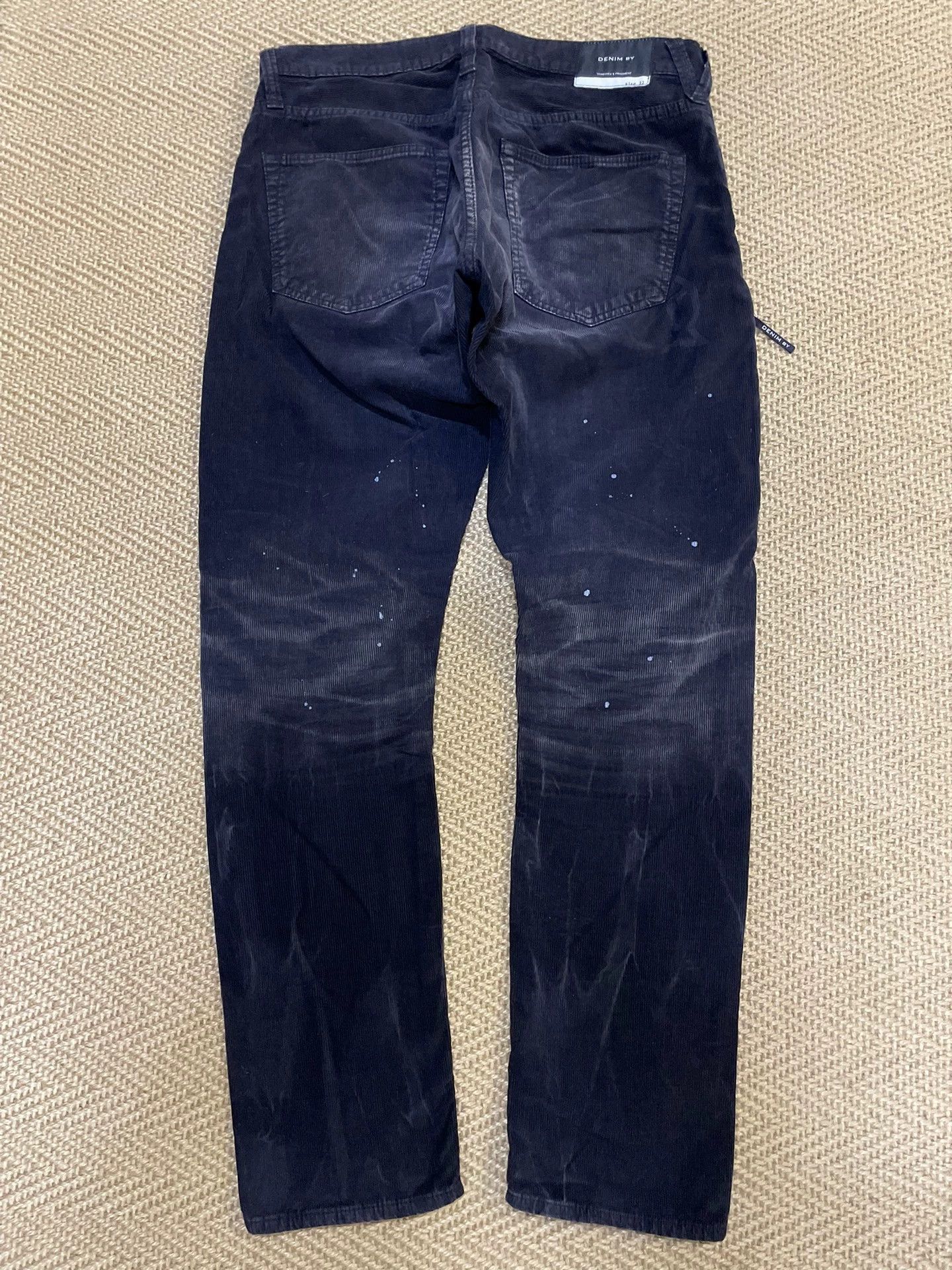 Vanquish VANQUISH x FRAGMENT DENIM Washed Corduroy Pants W32 Black Size US 32 / EU 48 - 2 Thumbnail