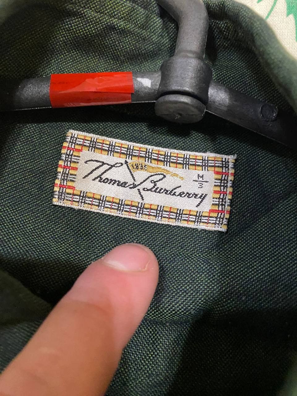 Burberry Burberry London Long Shirt Men's Check Plaid Size US M / EU 48-50 / 2 - 7 Thumbnail