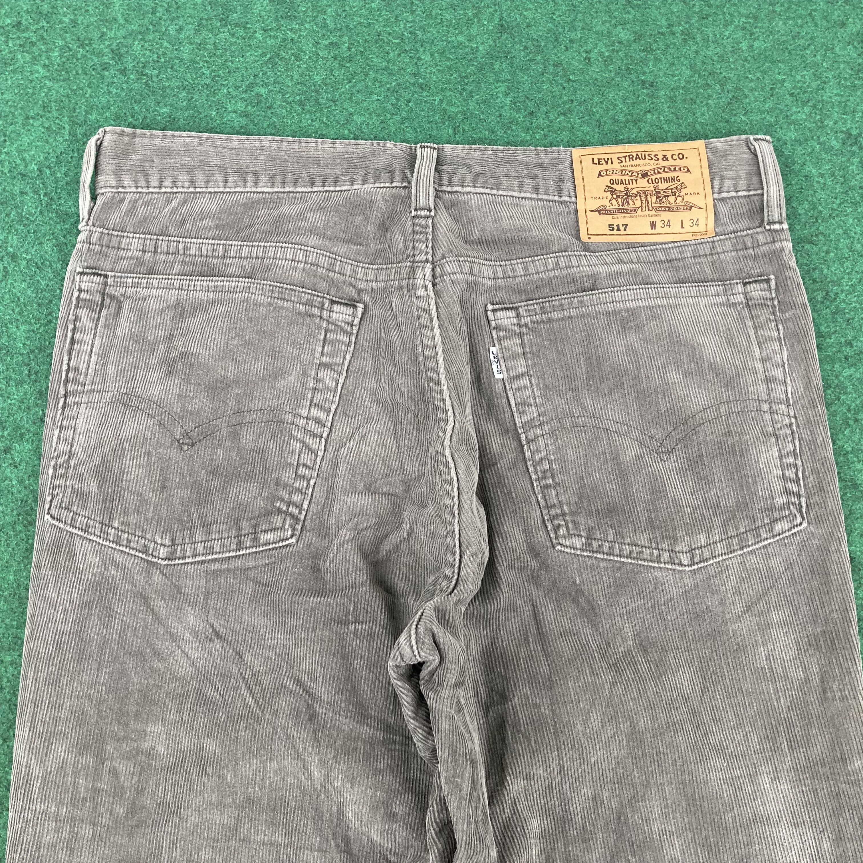 Levi's × Vintage Vtg Levis 517 Denim Bootcut Faded Blue Jeans Size US 32 / EU 48 - 10 Thumbnail