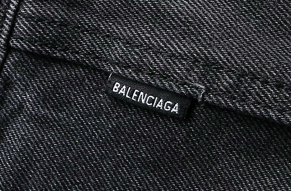 Balenciaga balenciaga x unif black denim jacket Size US M / EU 48-50 / 2 - 6 Thumbnail