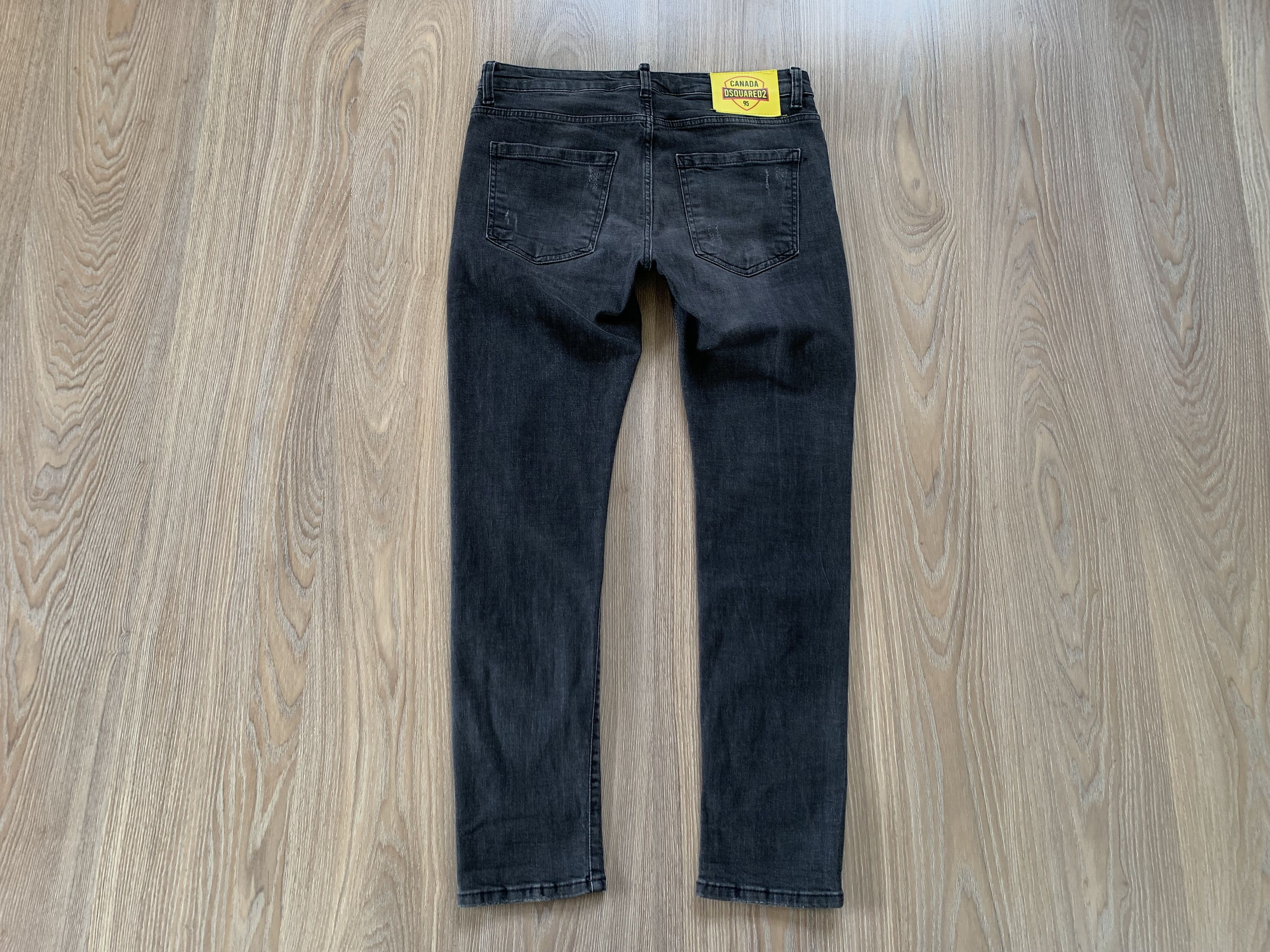 Dsquared2 Vintage Dsquared2 Denim Distressed Black Jeans Size US 33 - 3 Thumbnail