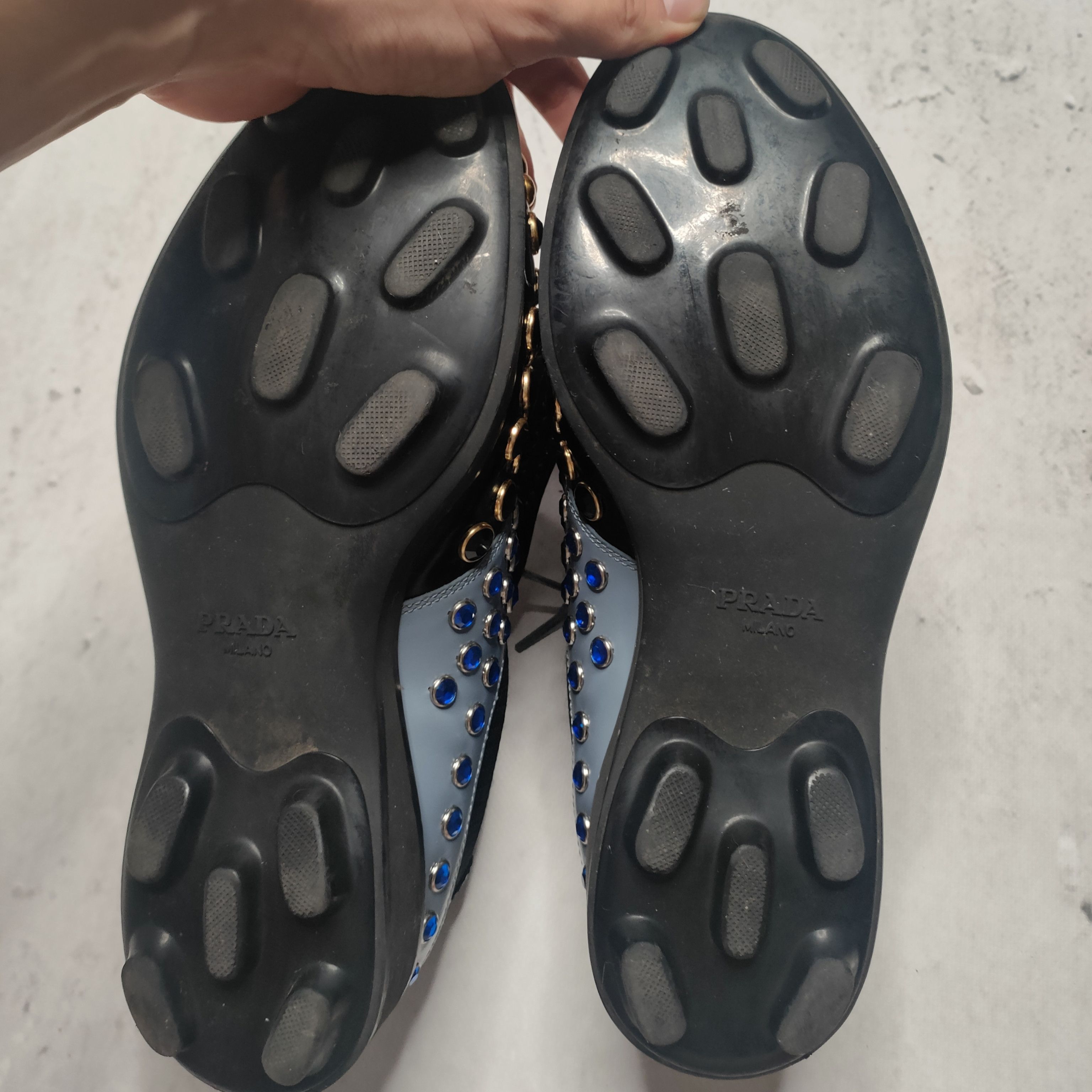 Prada Prada SS2012 runway rhinestone studded golf soccer shoes Size US 9 / IT 39 - 7 Thumbnail
