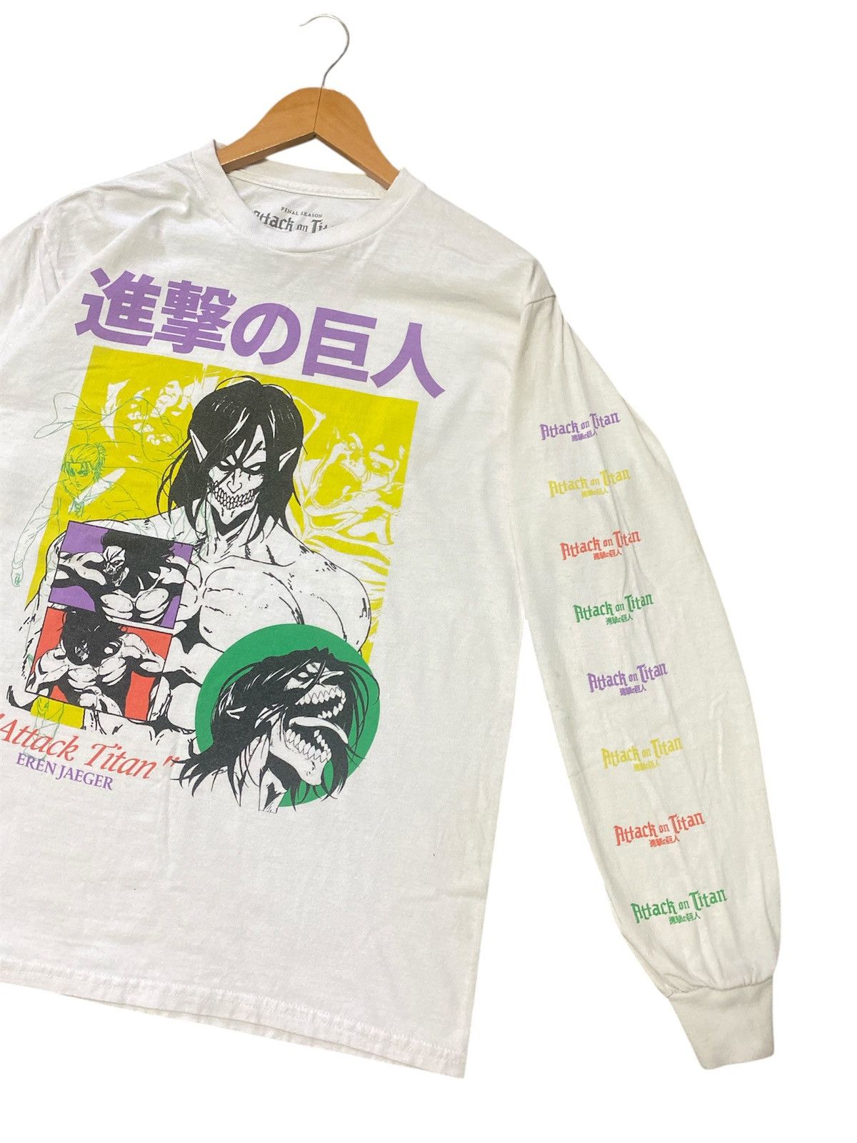 Anime × Japanese Brand × Vintage 💸BINDING OFFER💸VINTAGE ATTACK ON TITAN FINAL SEASON ANIME 🔥 Size US M / EU 48-50 / 2 - 2 Thumbnail
