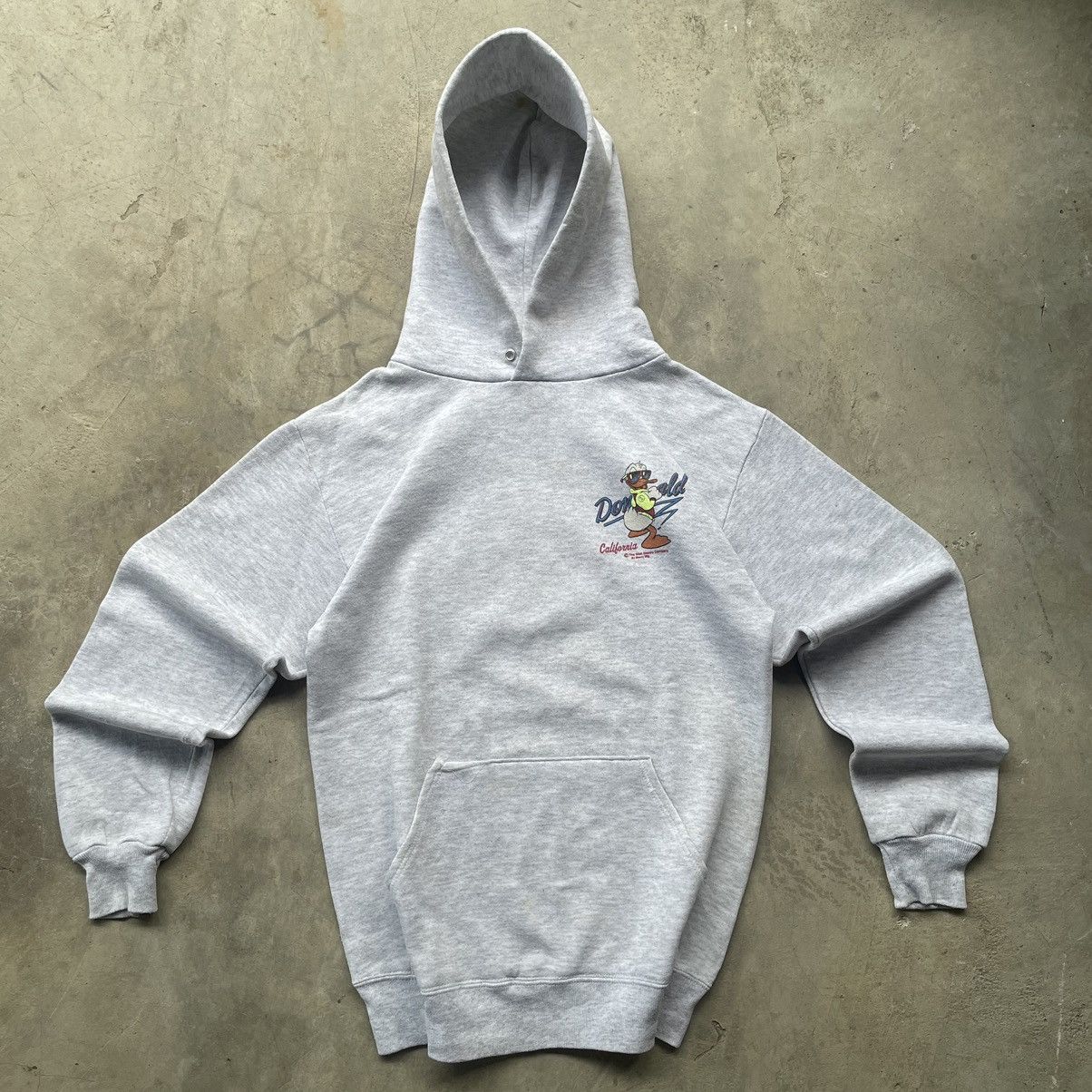 Cartoon Network 🇺🇸Vintage 90s DISNEY DONALD DUCK CALIFORNIA Sherry Hoodie Size US S / EU 44-46 / 1 - 2 Thumbnail