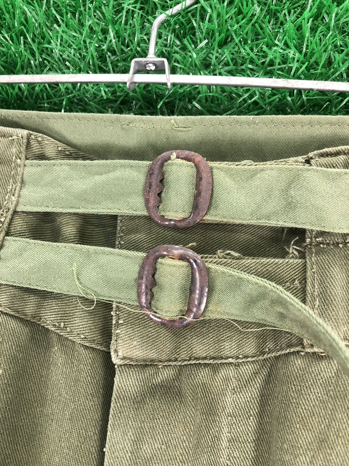 Ghurka Vintage 60's Gurkha Trouser British Army Double Buckle Pants Size US 35 - 8 Thumbnail