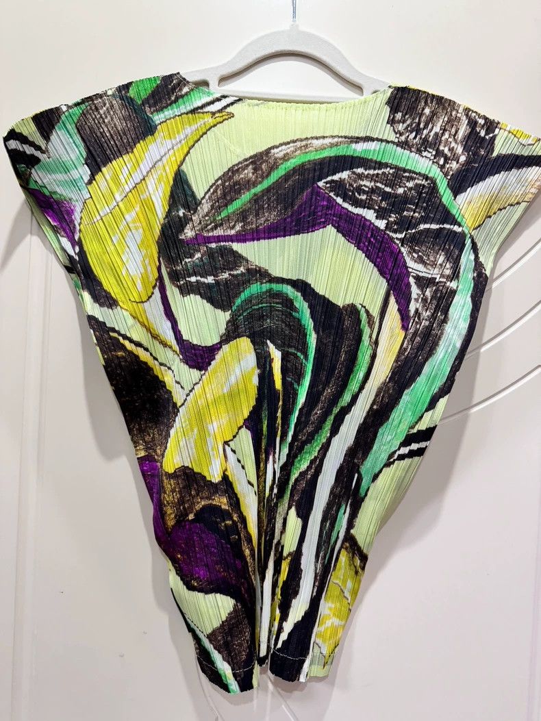 Issey Miyake Issey Miyake Floral blouse Size L / US 10 / IT 46 - 2 Thumbnail