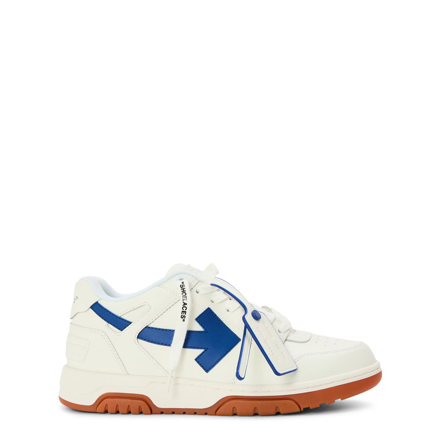 Off-White o1g2r1mq0226 Outofoffice Low-Top Trainers in White/Blue Size US 6 / EU 39 - 1 Thumbnail