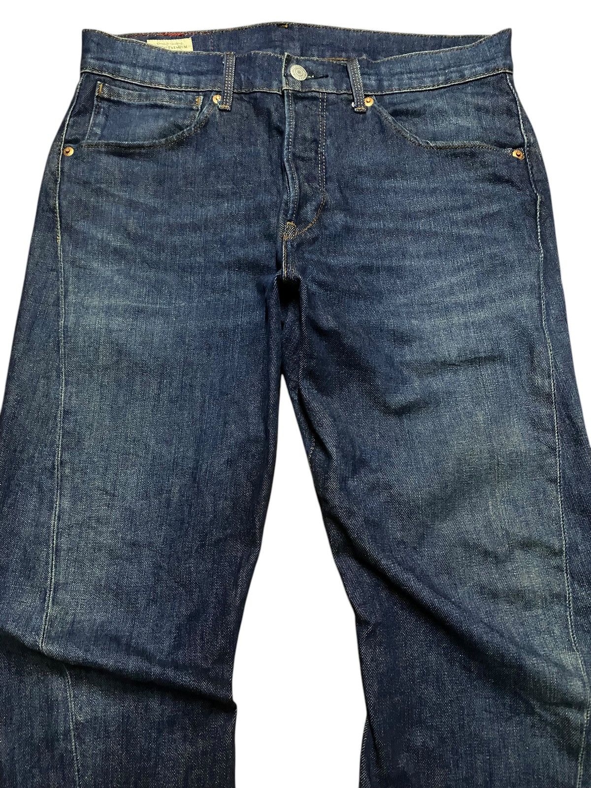 Levi's Vintage Levis Engineered Twisted Leg Blue Wash Slim Jeans Size US 32 / EU 48 - 3 Thumbnail