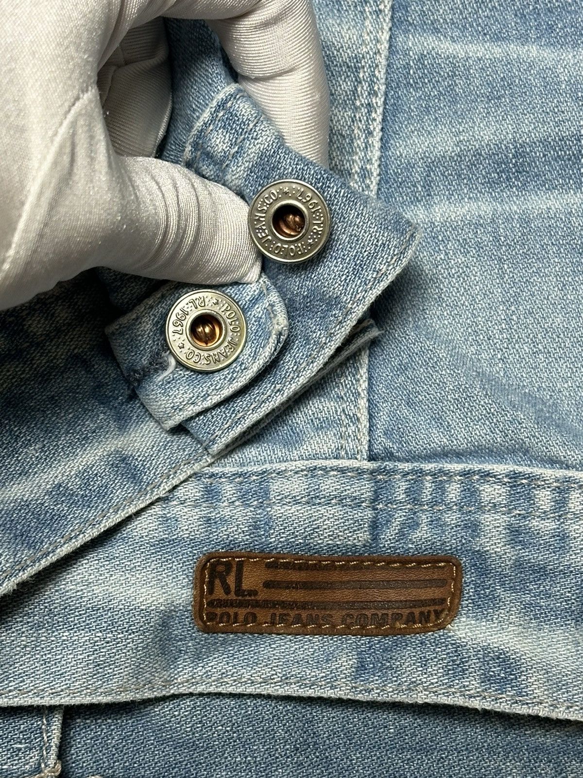 Polo Ralph Lauren Vintage Ralph Lauren Polo Jeans CO Women's Denim Jacket Size S / US 4 / IT 40 - 11 Thumbnail