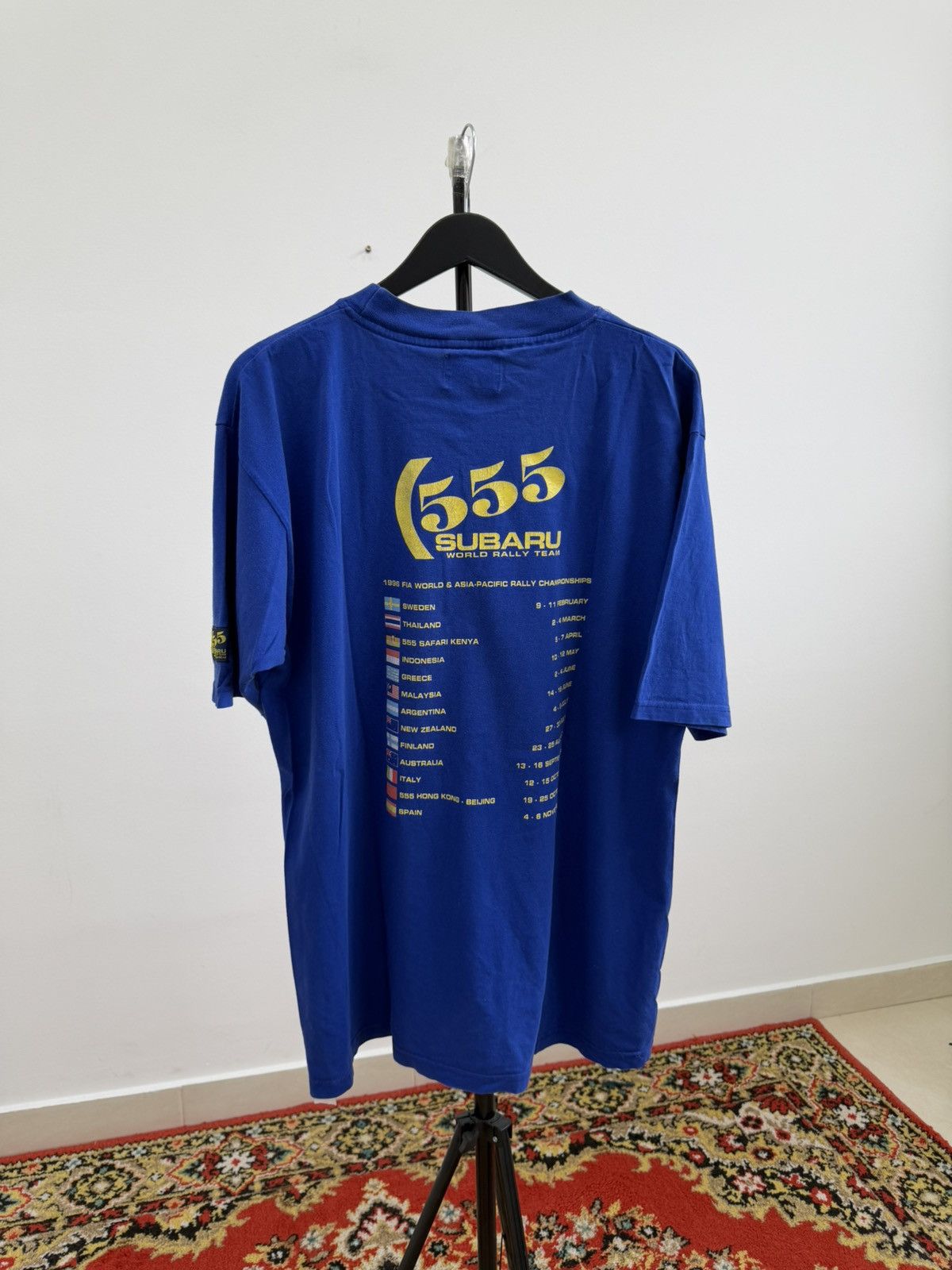 Band Tees Vintage 1996s Subaru Railly Team Men's T-Shirt Logo Size US L / EU 52-54 / 3 - 7 Thumbnail