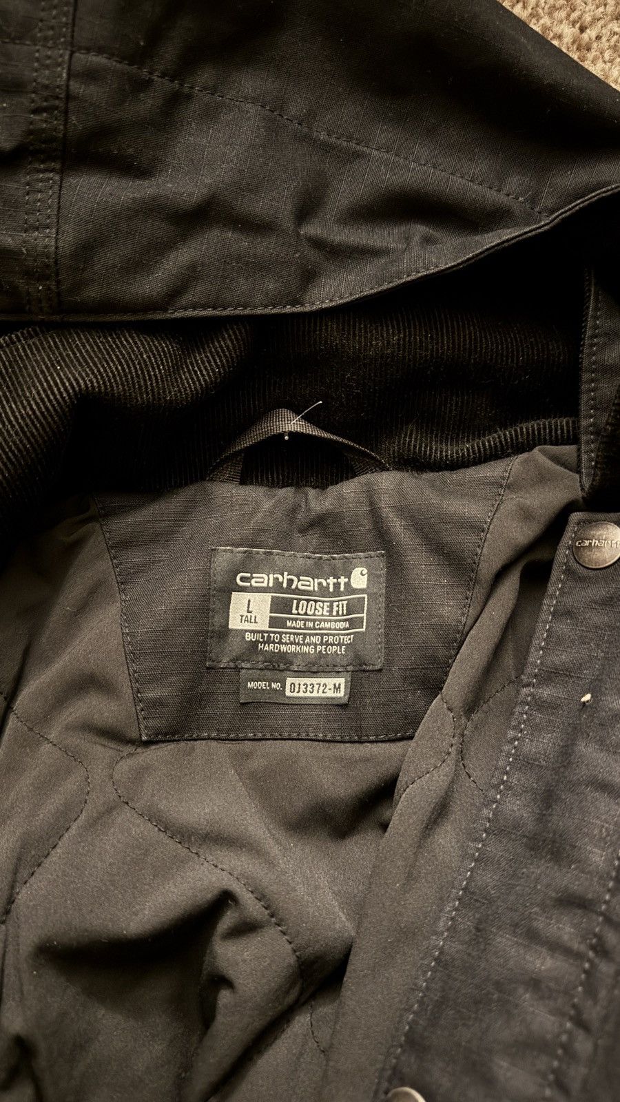 Carhartt Black Carhartt jacket Size US L / EU 52-54 / 3 - 5 Thumbnail