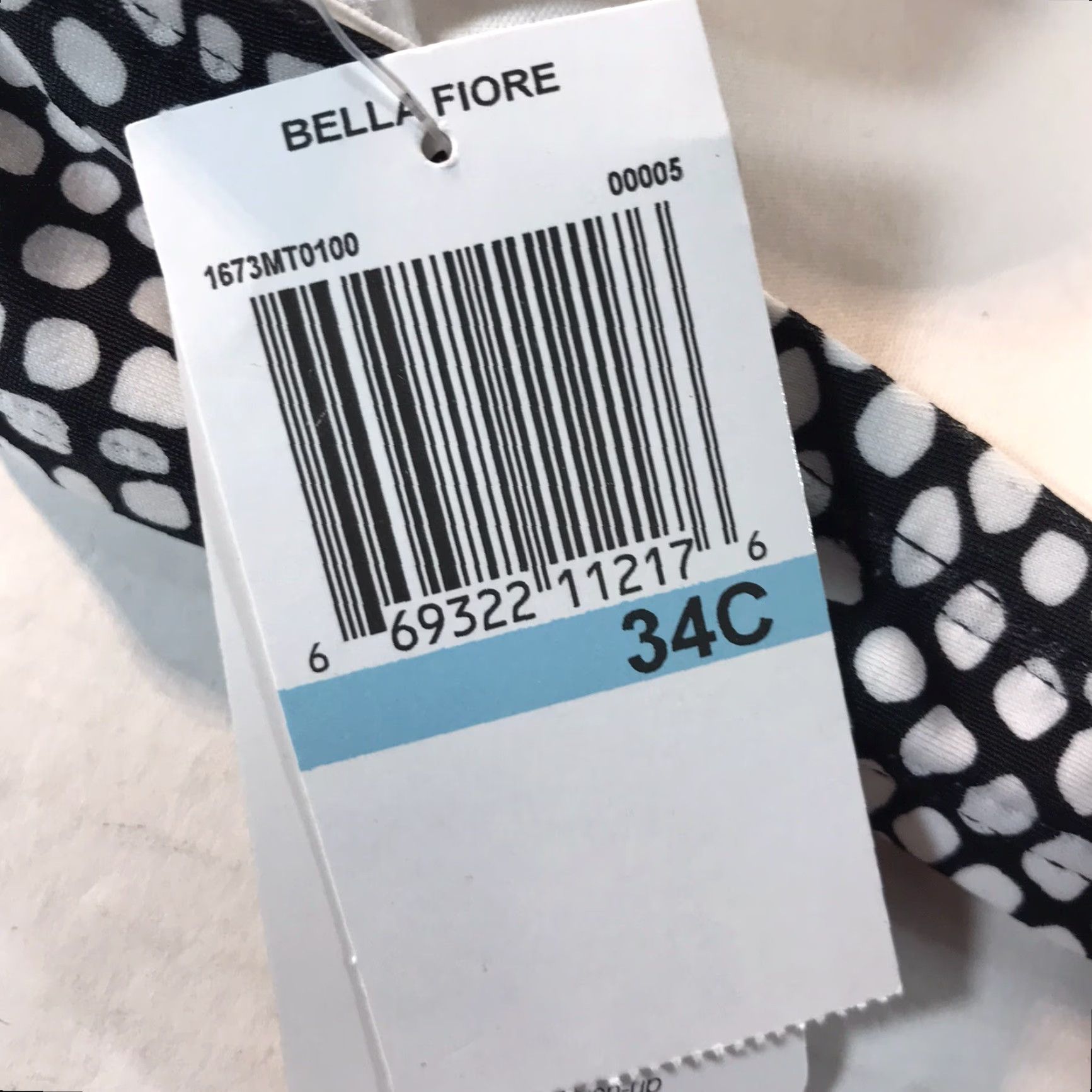 Bell Fiore Black/White Polka Dot Padded Halter Bikini Top Womens Size 34C Classic Size XXS / US 00 / IT 34 - 3 Thumbnail