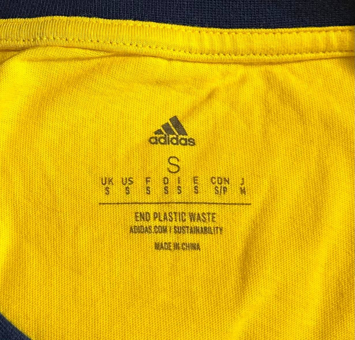 Adidas Adidas Sverige Sweden 2022/2023 Football t-shirt cotton Size US S / EU 44-46 / 1 - 6 Thumbnail