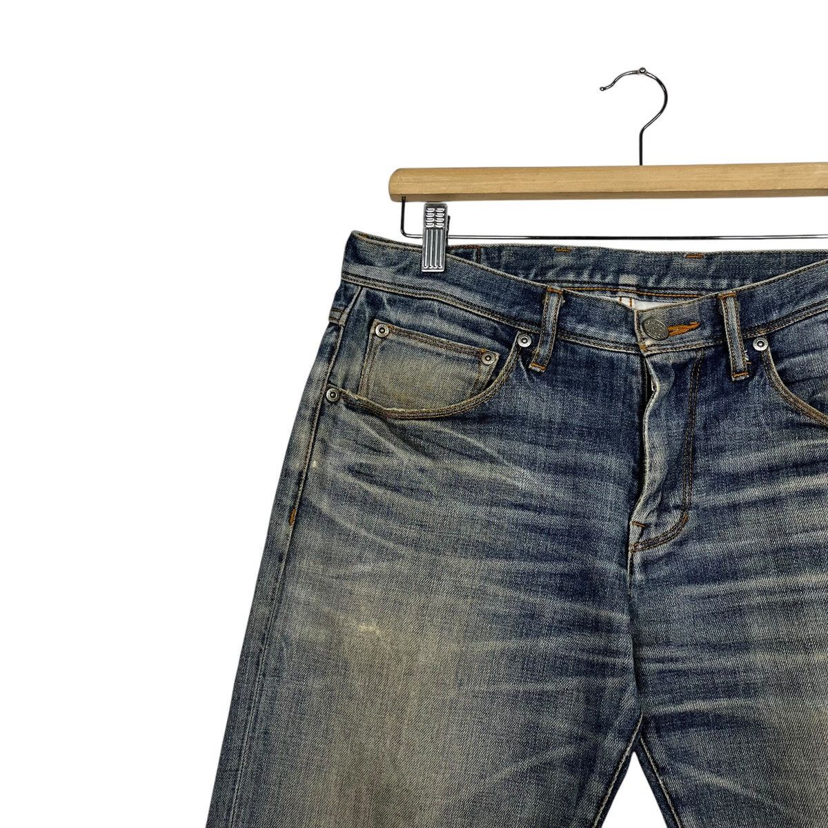 Matsuda Vintage Monsieur Nicole By Matsuda Distressed Denim Size 32" / US 10 / IT 46 - 6 Thumbnail