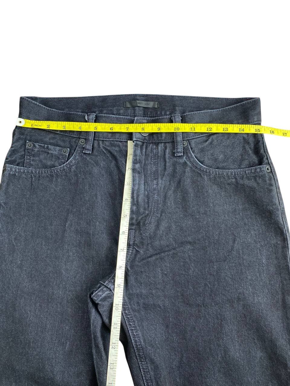 Helmut Lang × Uniqlo Helmut Lang Uniqlo Black Frayed Regular Fit Washed Denim Size US 30 / EU 46 - 4 Thumbnail