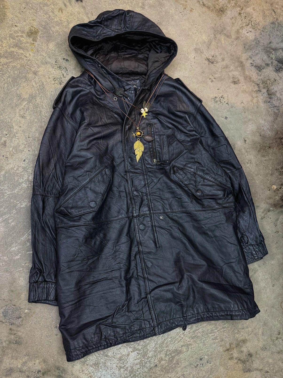 Isamu Katayama Backlash isamu katayama backlash style leather coat jacket Size US L / EU 52-54 / 3 - 3 Thumbnail