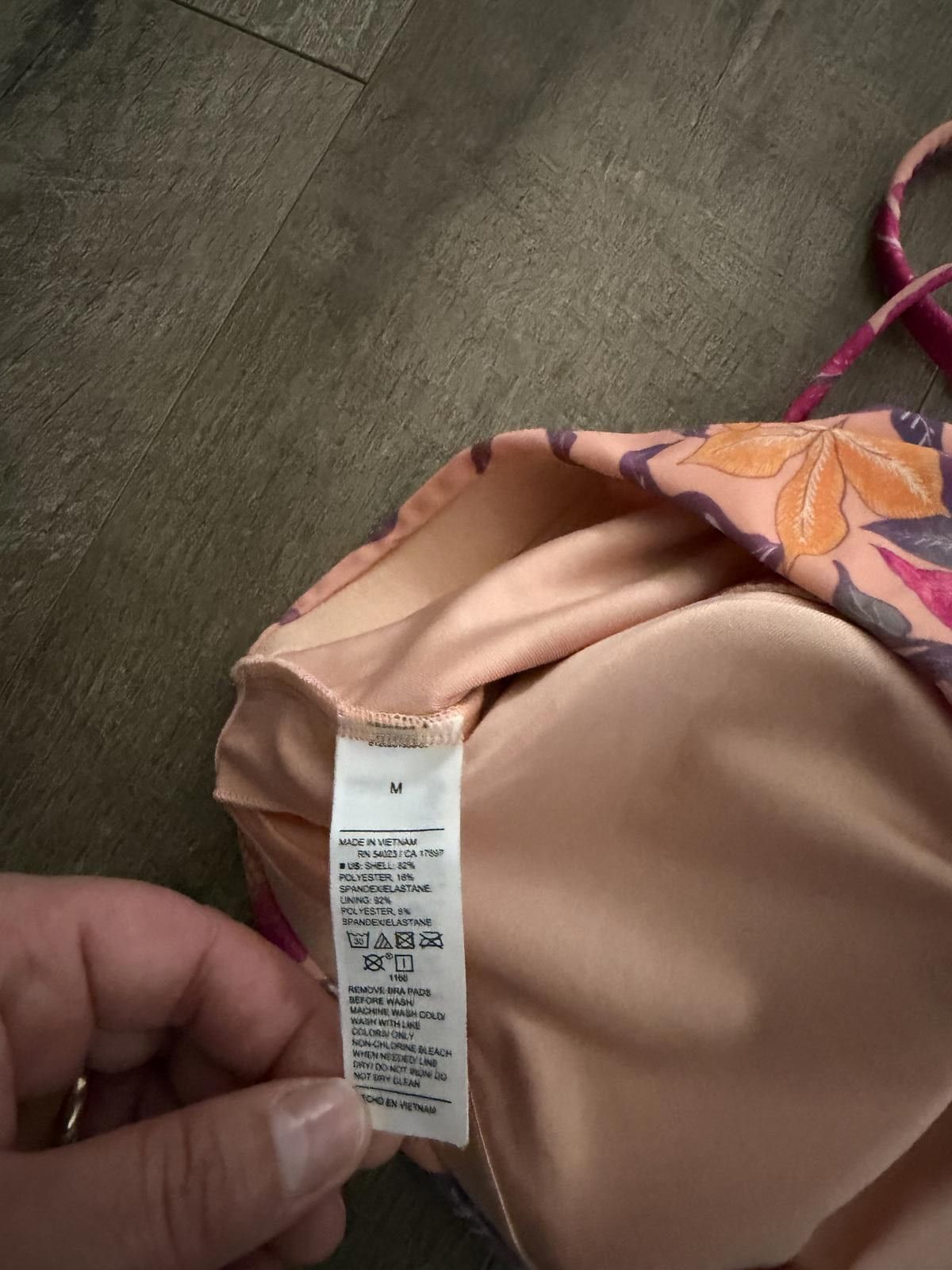 Old Navy Old Navy Floral Bikini Swim Top Size ONE SIZE - 3 Thumbnail