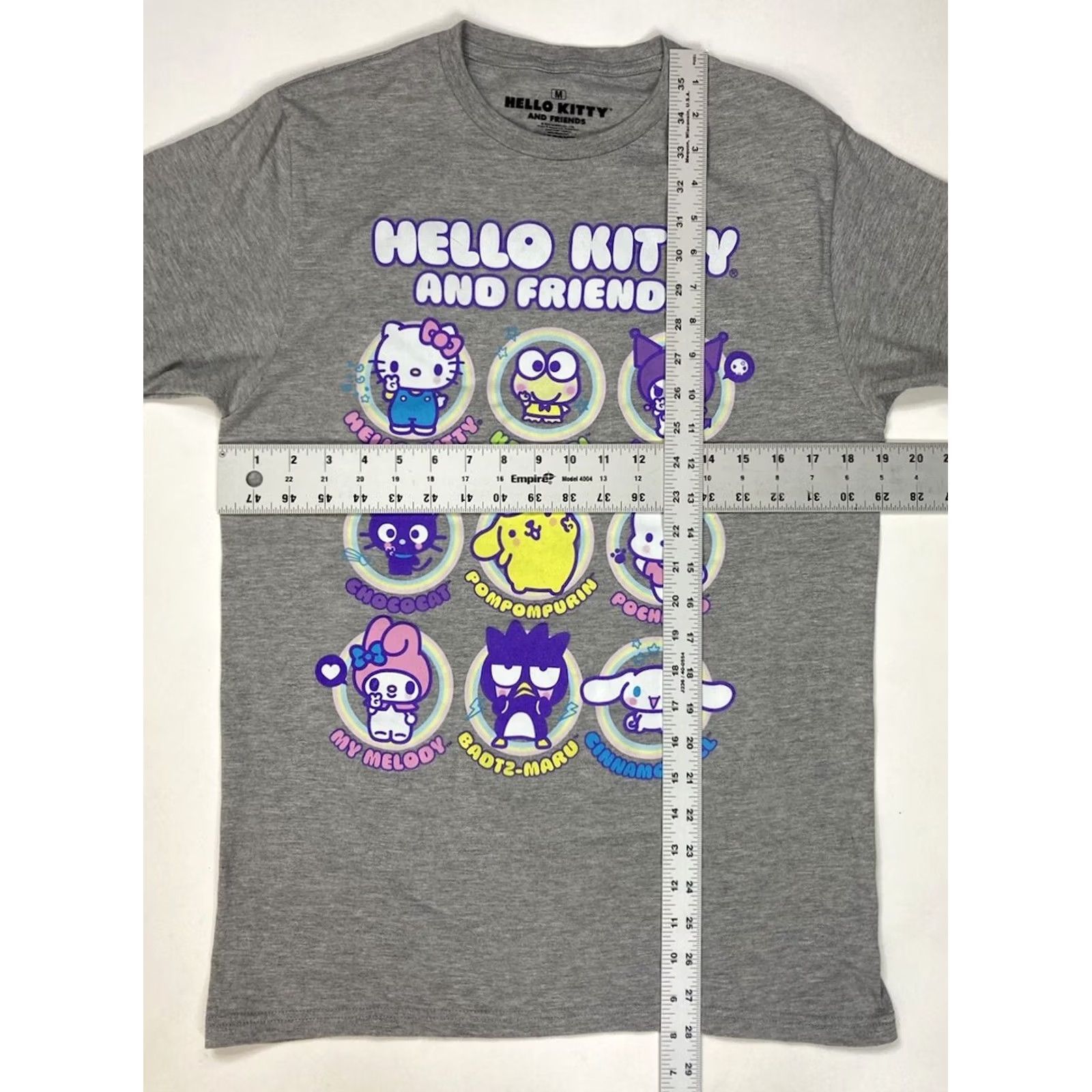 Ripple Junction Hello Kitty And Friends Graphic T-shirt Women Medium Gray Short Sleeve Size M / US 6-8 / IT 42-44 - 5 Thumbnail