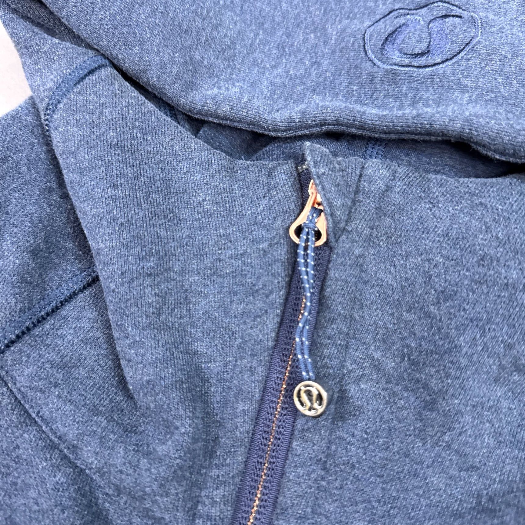 Lululemon Lululemon Scuba Jacket Womens 6 Blue Hooded Full Zip All Seasons Regular Jacket Womens Bloo Size M / US 6-8 / IT 42-44 - 3 Thumbnail
