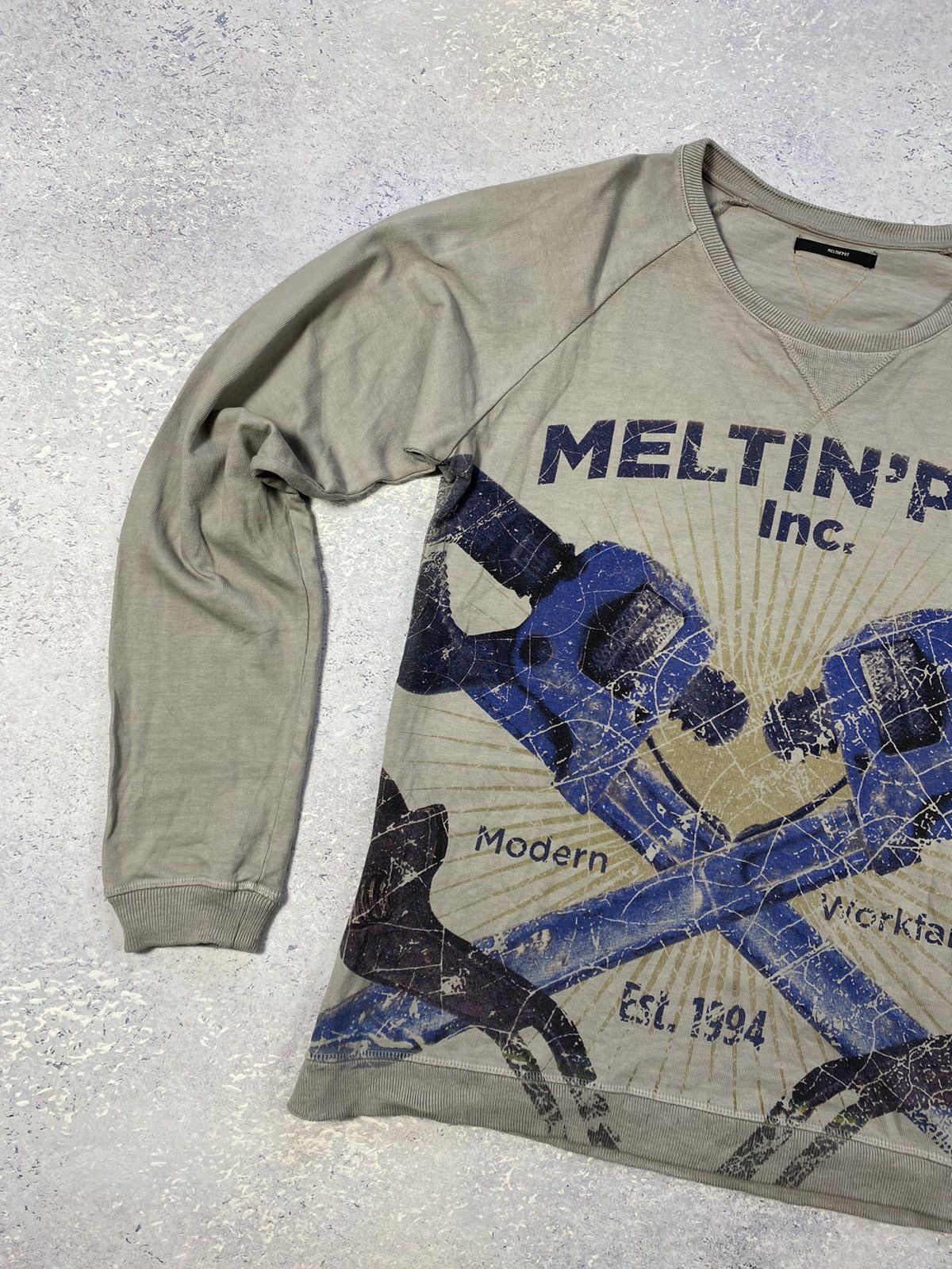 Other Meltin’pot Inc Grey Sweatshirt with Big Logo Size Small Size US S / EU 44-46 / 1 - 3 Thumbnail