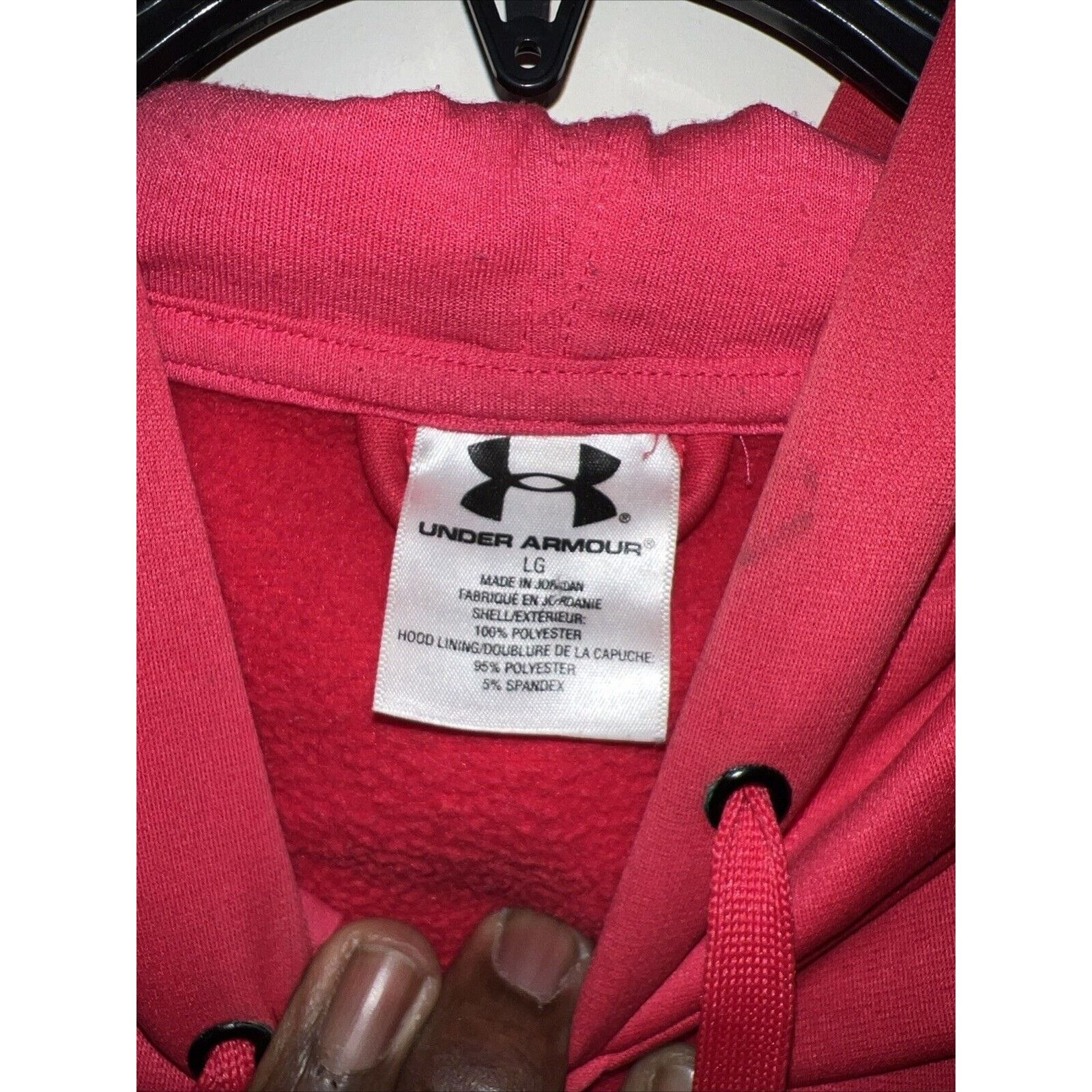 Under Armour Under Armour Hoodie Sweatshirt Red Men's Large Jacket Loose Size US L / EU 52-54 / 3 - 2 Thumbnail