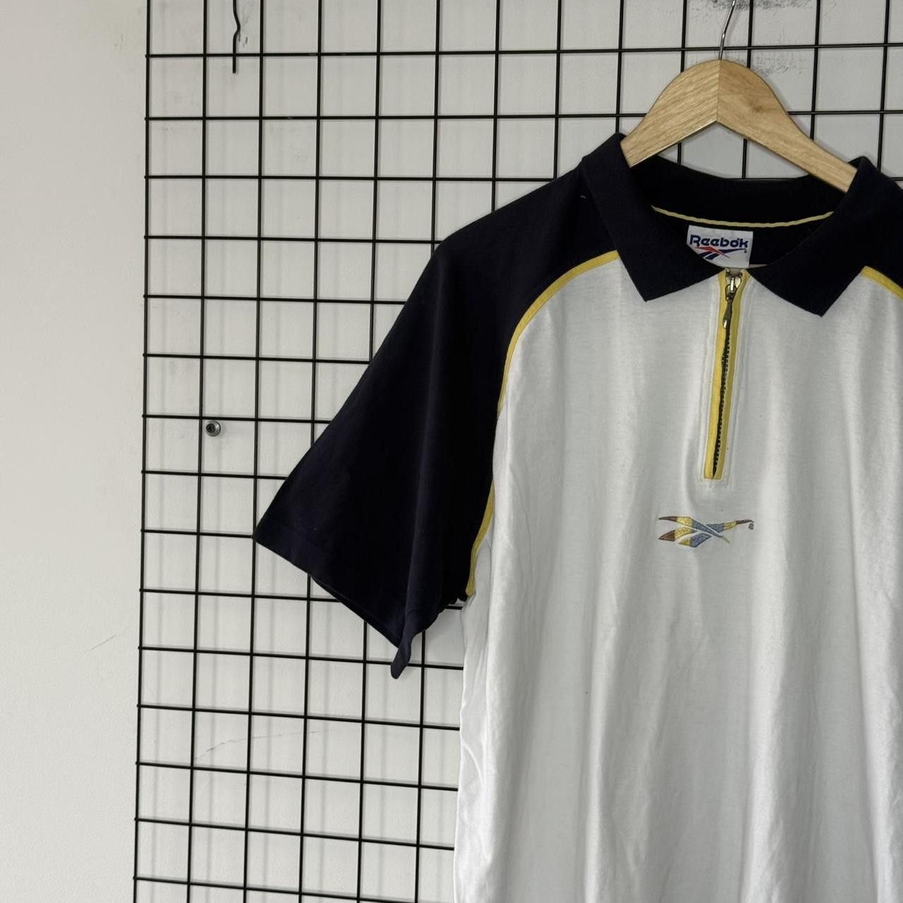 Reebok Reebok Polo Shirt Quarter Zip Printed Size US L / EU 52-54 / 3 - 4 Thumbnail