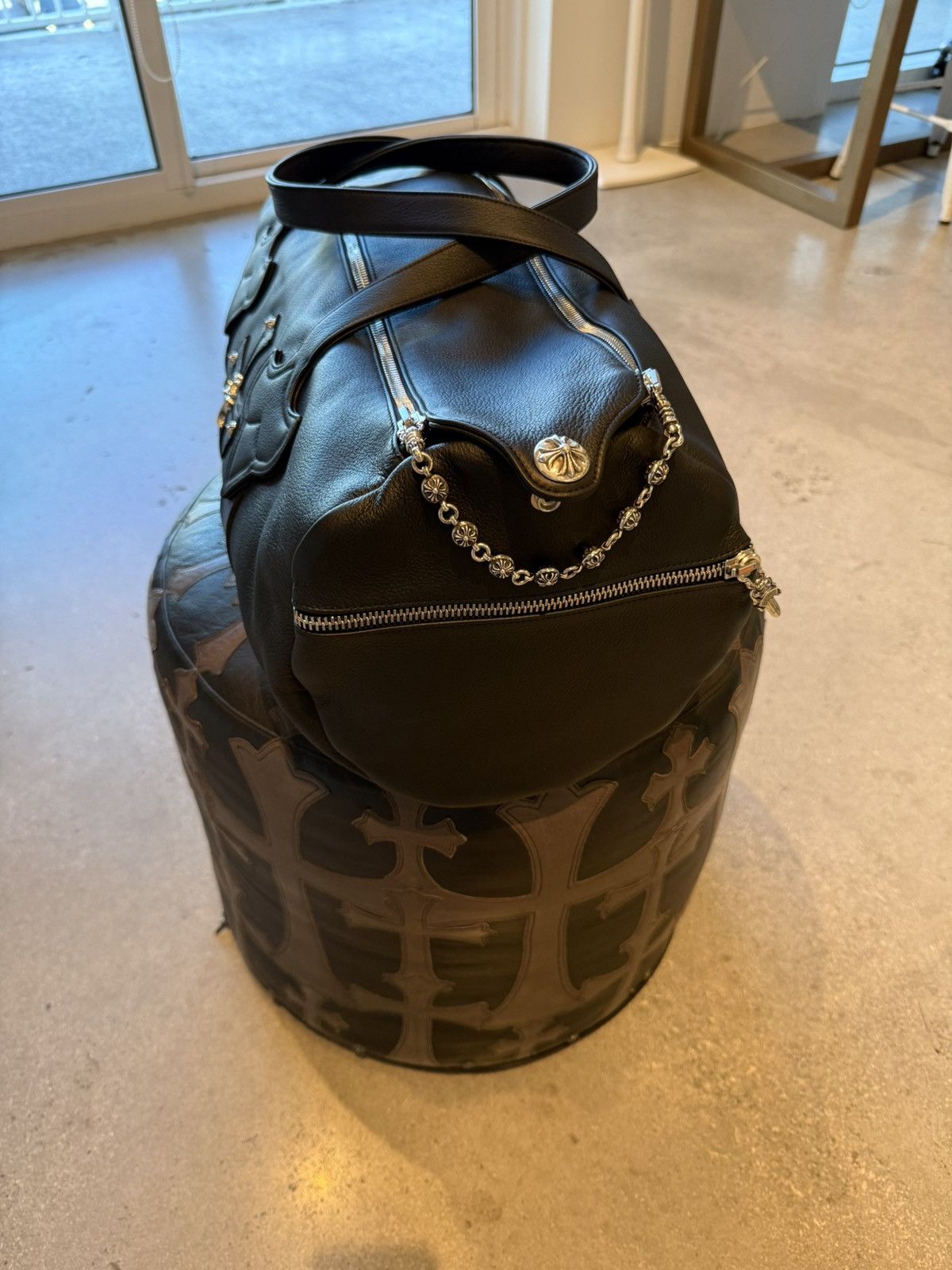 Chrome Hearts Chrome Hearts Cross Embellished Duffle Size ONE SIZE - 4 Thumbnail