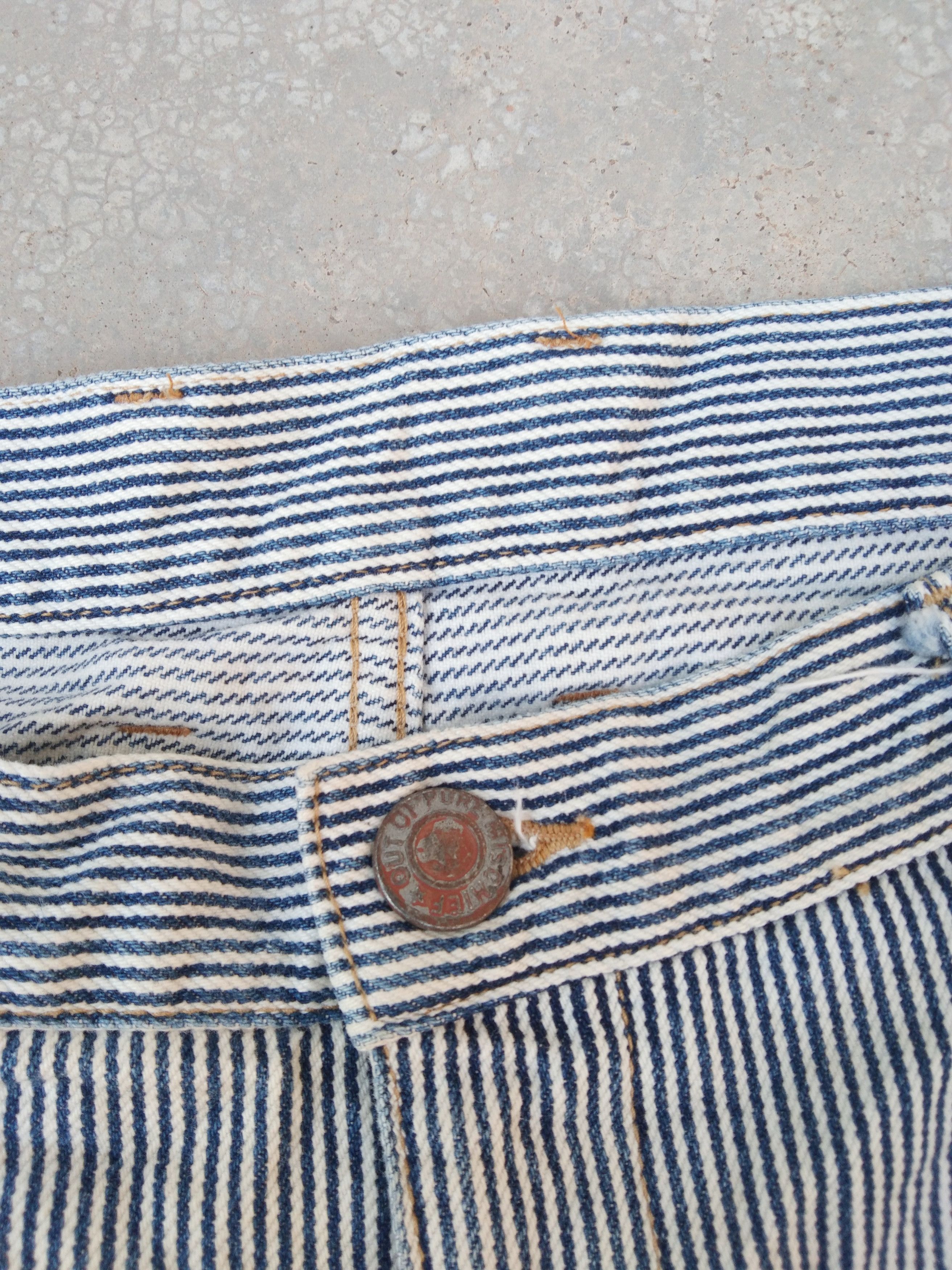 Japanese Brand Vintage Japanese Takeo Kikuchi Hickory Carpenter Jeans 32x30 Size US 32 / EU 48 - 10 Thumbnail