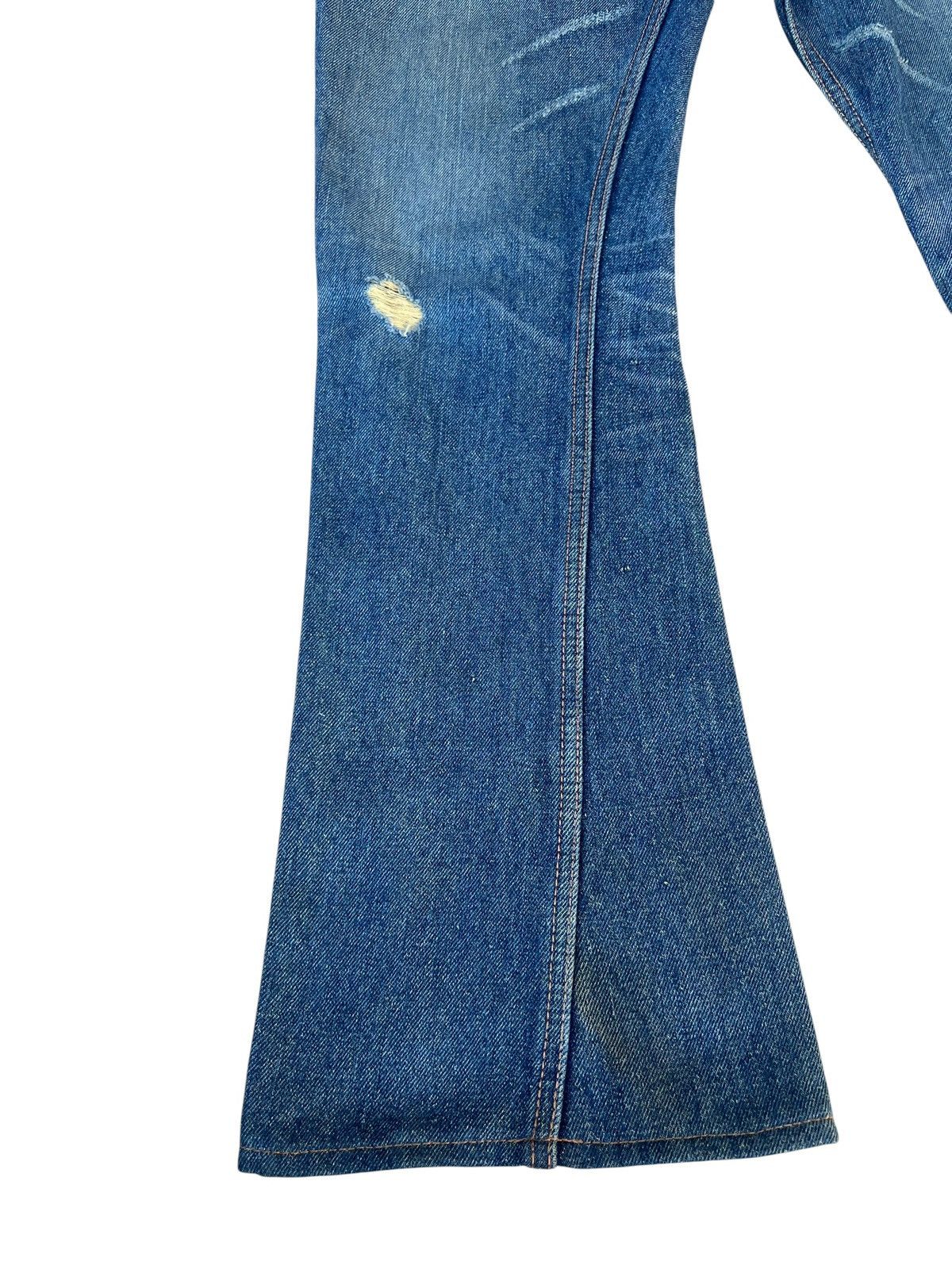 Backbone Backbone X Bobson Japan Distressed Fade Denim Bootcut Jeans Size US 31 - 9 Thumbnail