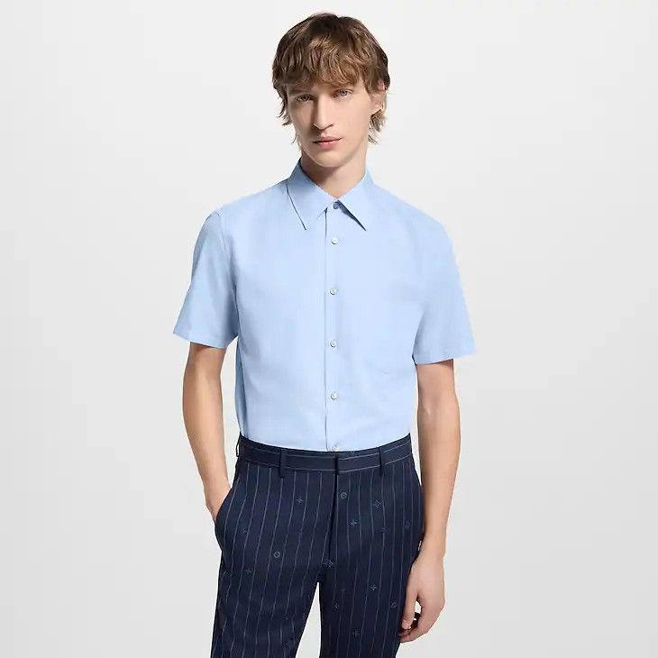 Louis Vuitton Short-Sleeved Classic Shirt - 37S Size 36S - 2 Thumbnail