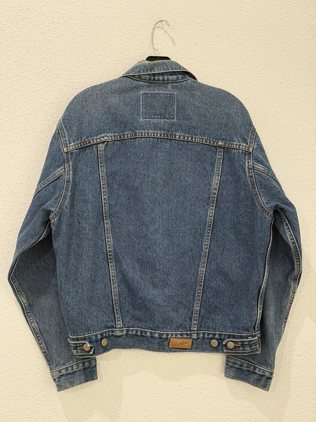 Levi's Vintage Clothing Vintage 80s Montero World Service Denim Trucker Jacket 36 Size US M / EU 48-50 / 2 - 3 Thumbnail