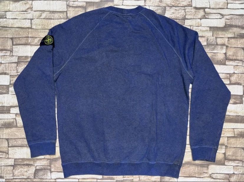 Stone Island Stone Island Sweatshirt Indigo Blue Size US XL / EU 56 / 4 - 2 Thumbnail