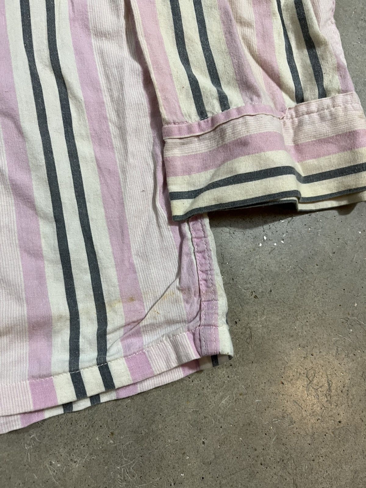 Vintage Vintage 60s Cotton Pajama Flannel Shirt Pink Size S / US 4 / IT 40 - 4 Thumbnail