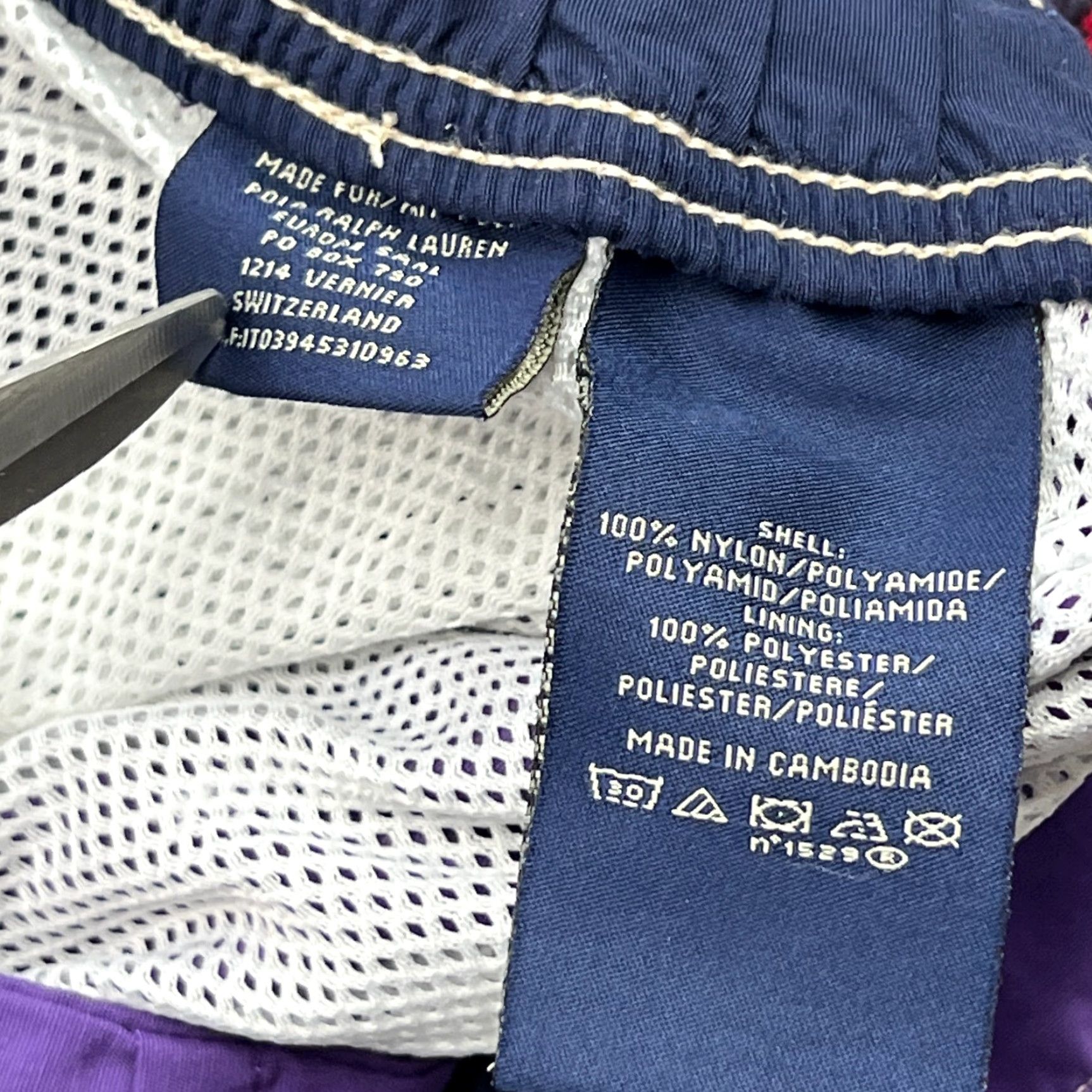 Polo Ralph Lauren Polo Ralph Lauren Polo Jeans Company USA Flag Mens Size 4XL Beach Shorts Purple Athletic Drawstring Size US S / EU 44-46 / 1 - 5 Thumbnail