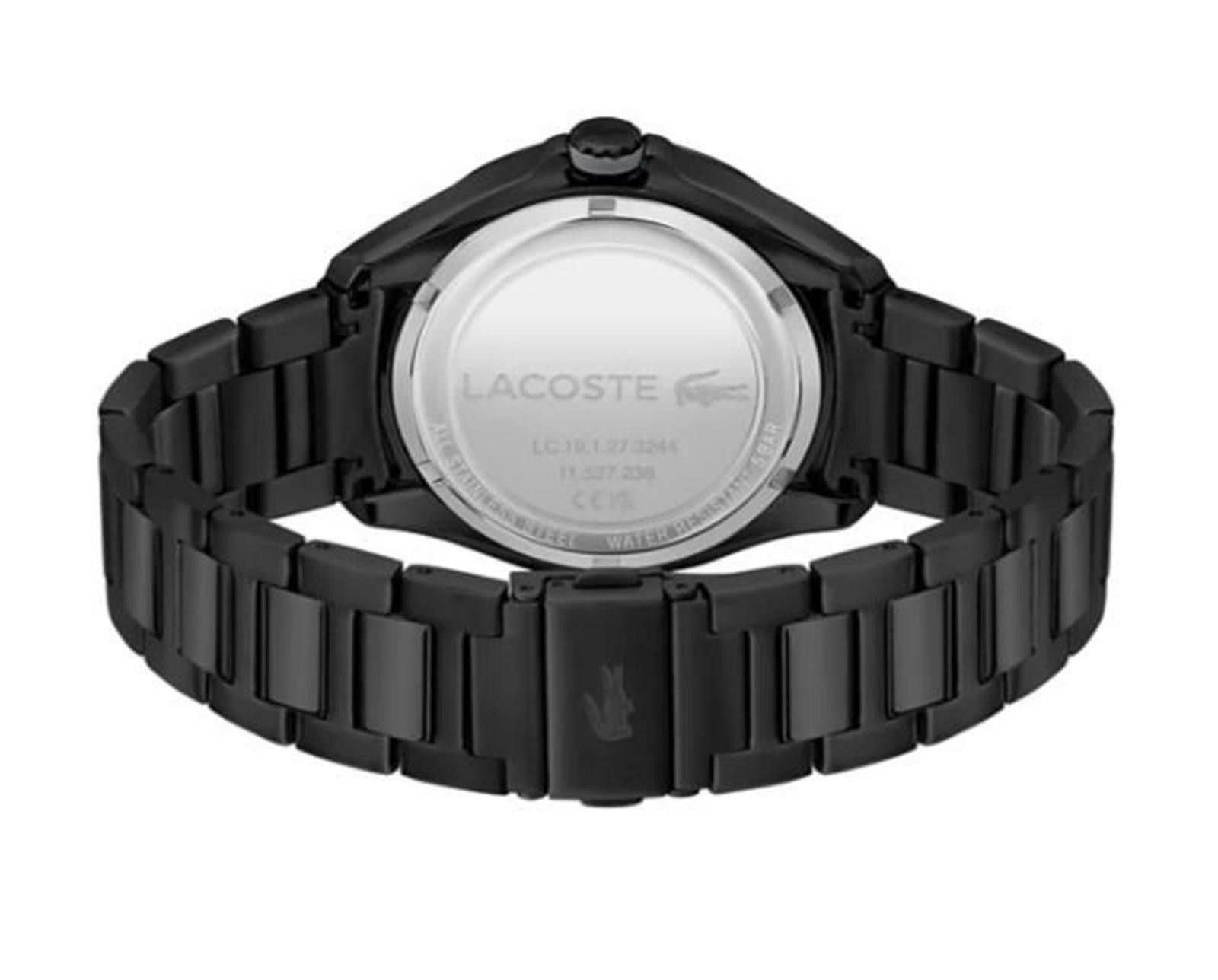 Lacoste Lacoste Men's Tiebreaker Black Silicone Strap Watch 43mm Size ONE SIZE - 3 Thumbnail