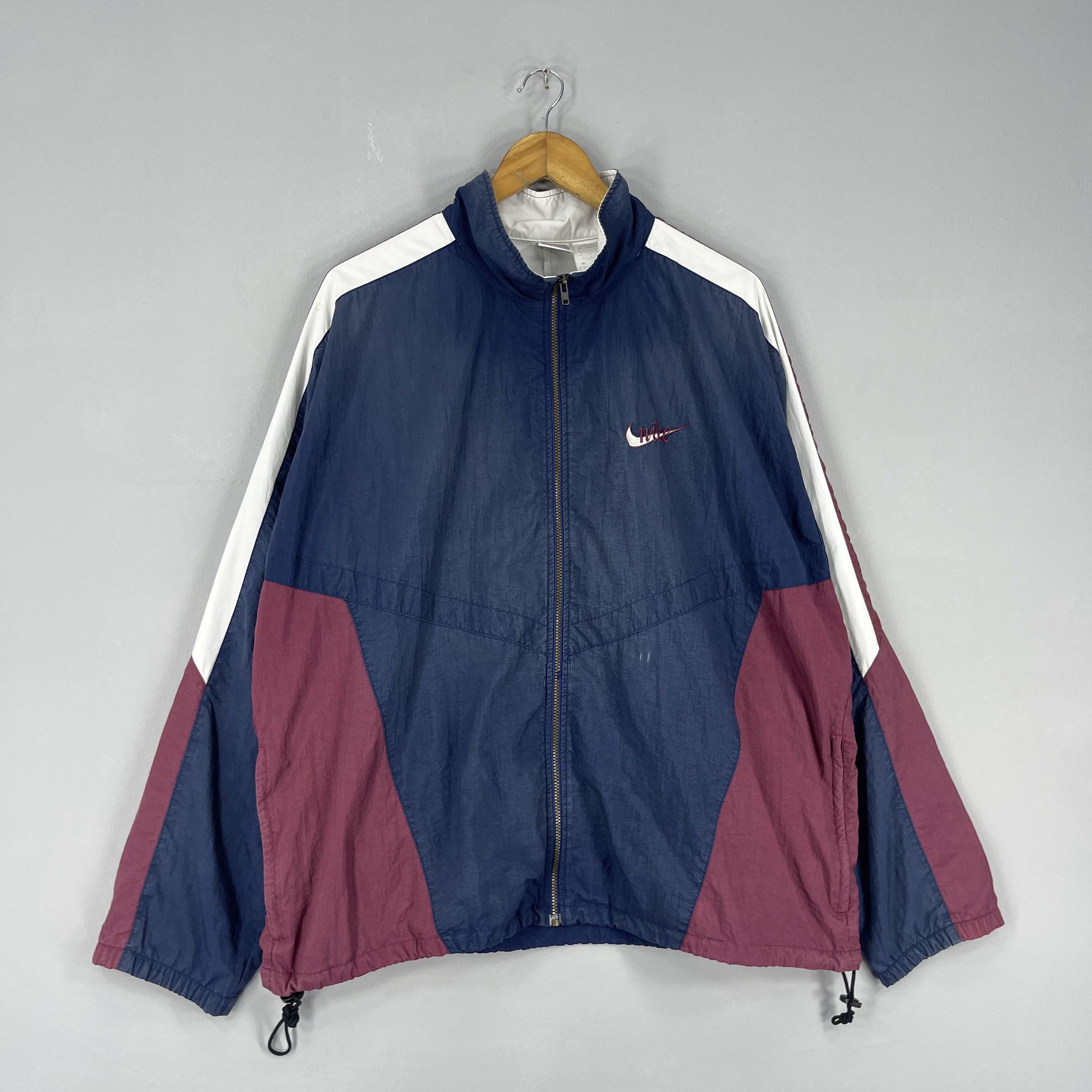 Nike Vintage 90s NIKE Swoosh Light Windbreaker Zipper Jacket Size US XL / EU 56 / 4 - 3 Thumbnail