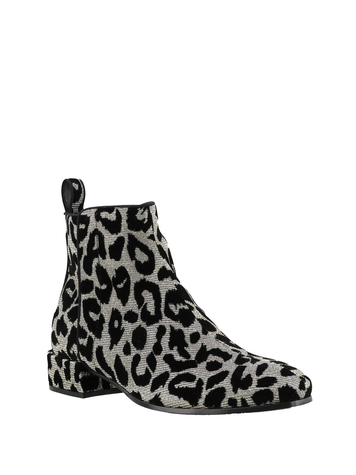 Dolce & Gabbana o1y0825 Sock Ankle Boots in Silver/Black Size US 7 / IT 37 - 2 Thumbnail