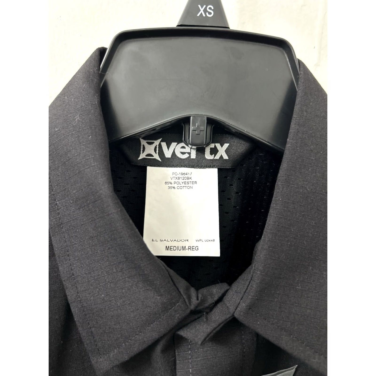 Vintage Vertx Shirt Mens M Black Tactical Button-Up Long Sleeve Pockets Canvas Polyester Breathing Stretch Casual Outdoor Regular Collar-Down Size US M / EU 48-50 / 2 - 6 Thumbnail
