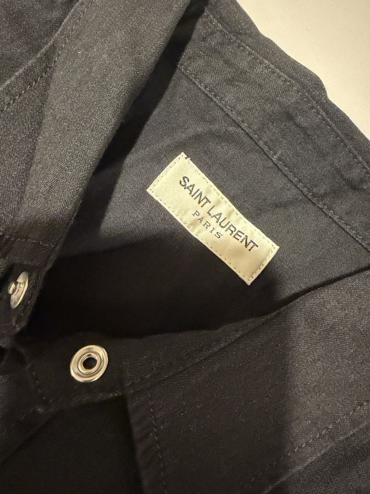 Saint Laurent Paris Saint laurent western denim shirt. XXL. $920 Size US XL / EU 56 / 4 - 5 Thumbnail