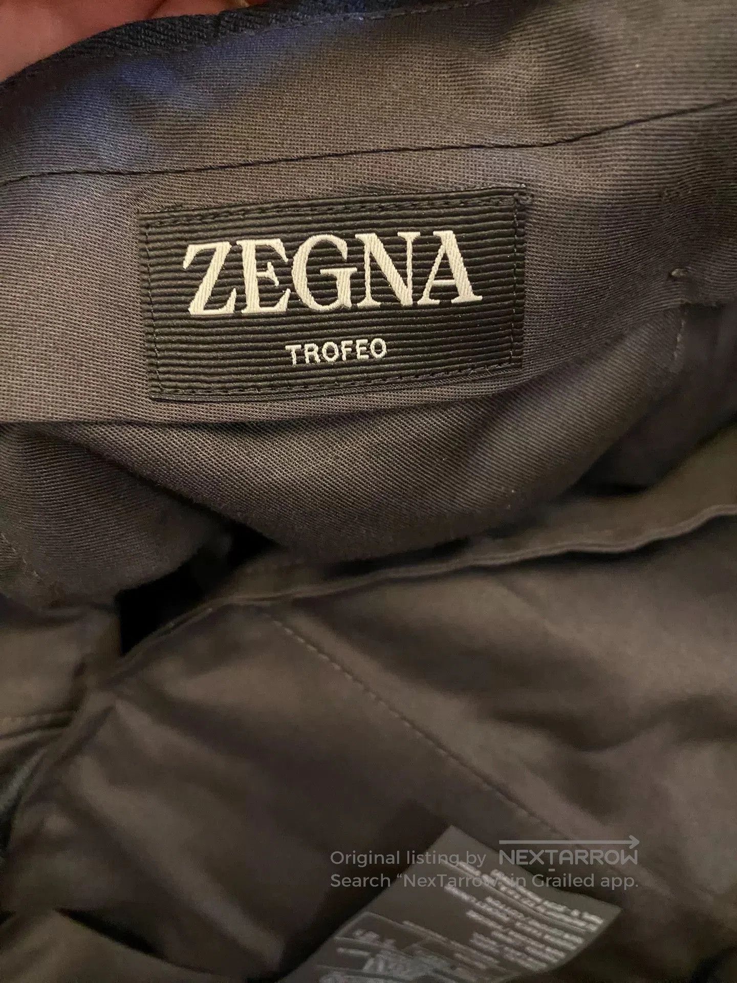 Ermenegildo Zegna Zegna Swiss Made Dark Gray Wool Pants. Size US 32 / EU 48 - 6 Thumbnail