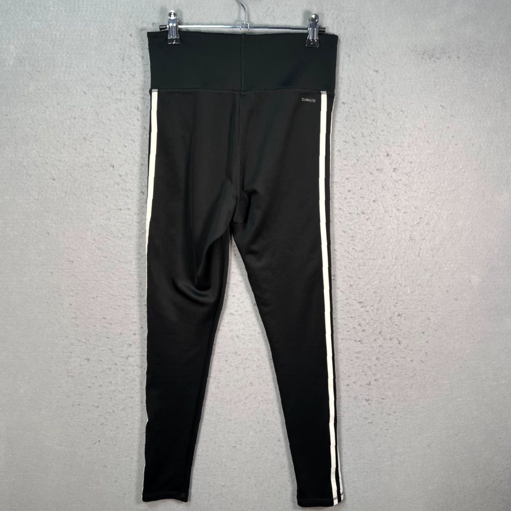 Adidas Adidas Womens Small Climalite Black Leggings High-Waist Stretch Activewear Leggings Size S Black Womens Adidas Originals Athletic Skinny Inseam 28 in Size 26" / US 2 / IT 38 - 2 Thumbnail