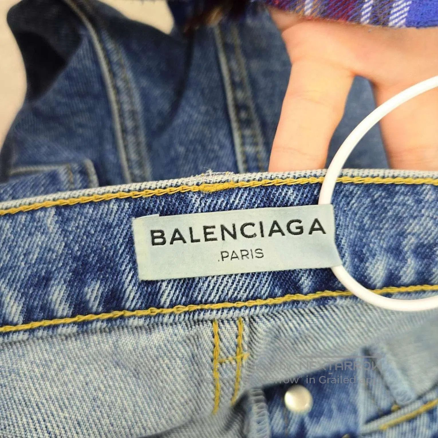 Balenciaga Balenciaga Color Block Denim Pants Size 38. Size US 38 / EU 54 - 3 Thumbnail