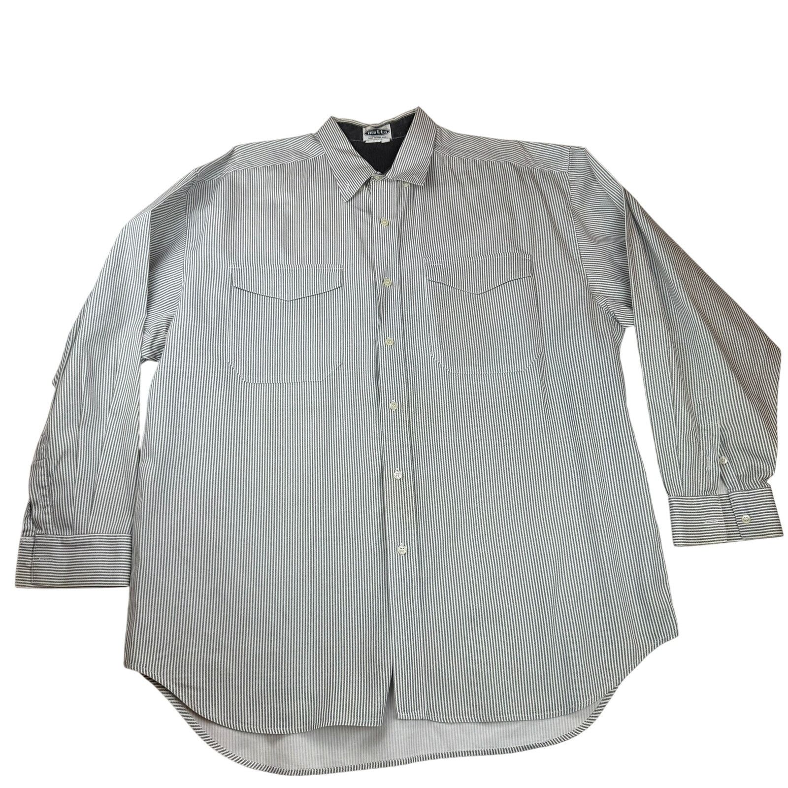 Other Vintage Motto Heavy Duty Button Down Shirt Size US XXL / EU 58 / 5 - 1 Thumbnail