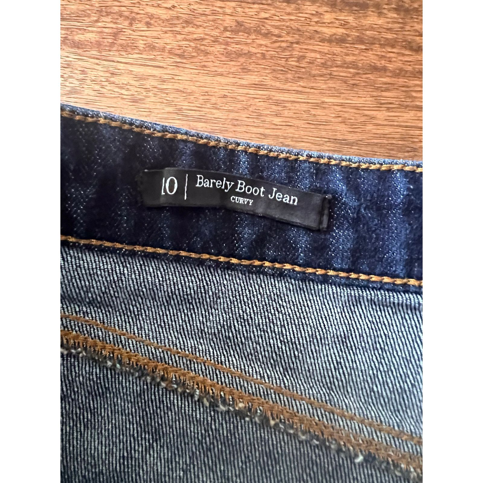 Talbots Talbots High Rise Barely Boot Jean Curvy Size 10 Size 32" / US 10 / IT 46 - 6 Thumbnail