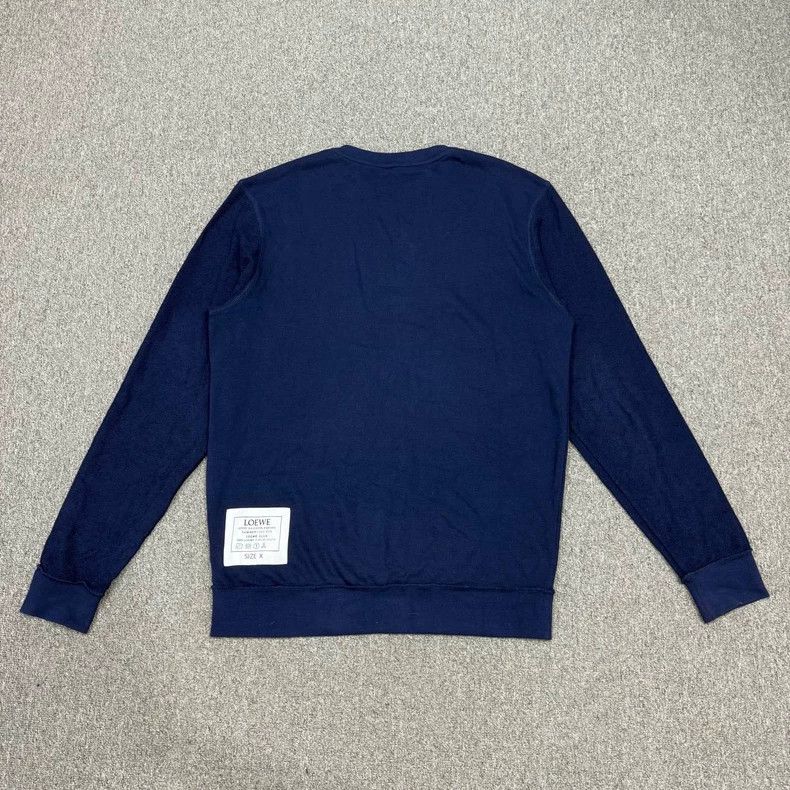 Loewe Loewe Navy blue skull sweater Size S / US 4 / IT 40 - 2 Thumbnail