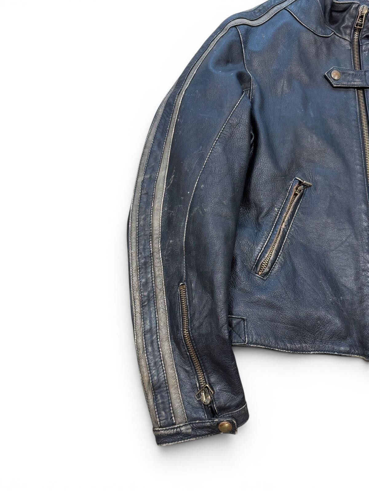 Other Black Rain Sex Drugs Rock & Roll Leather Jacket Size Large Size L / US 10 / IT 46 - 7 Thumbnail